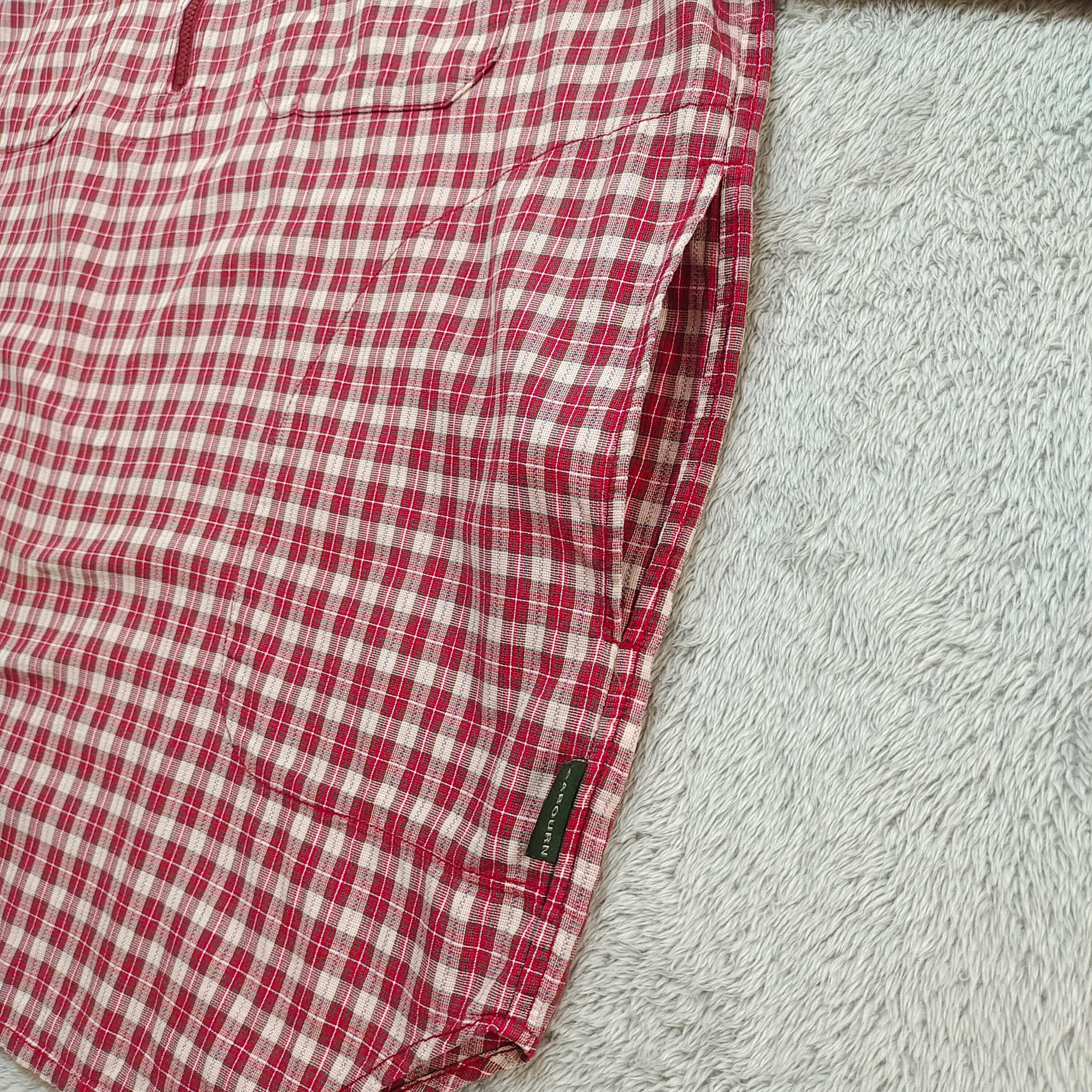 Nigel Cabourn Vintage Nigel Cabourn Authentic Red Gingham Half-Zip Smock Size US L / EU 52-54 / 3 - 9 Thumbnail