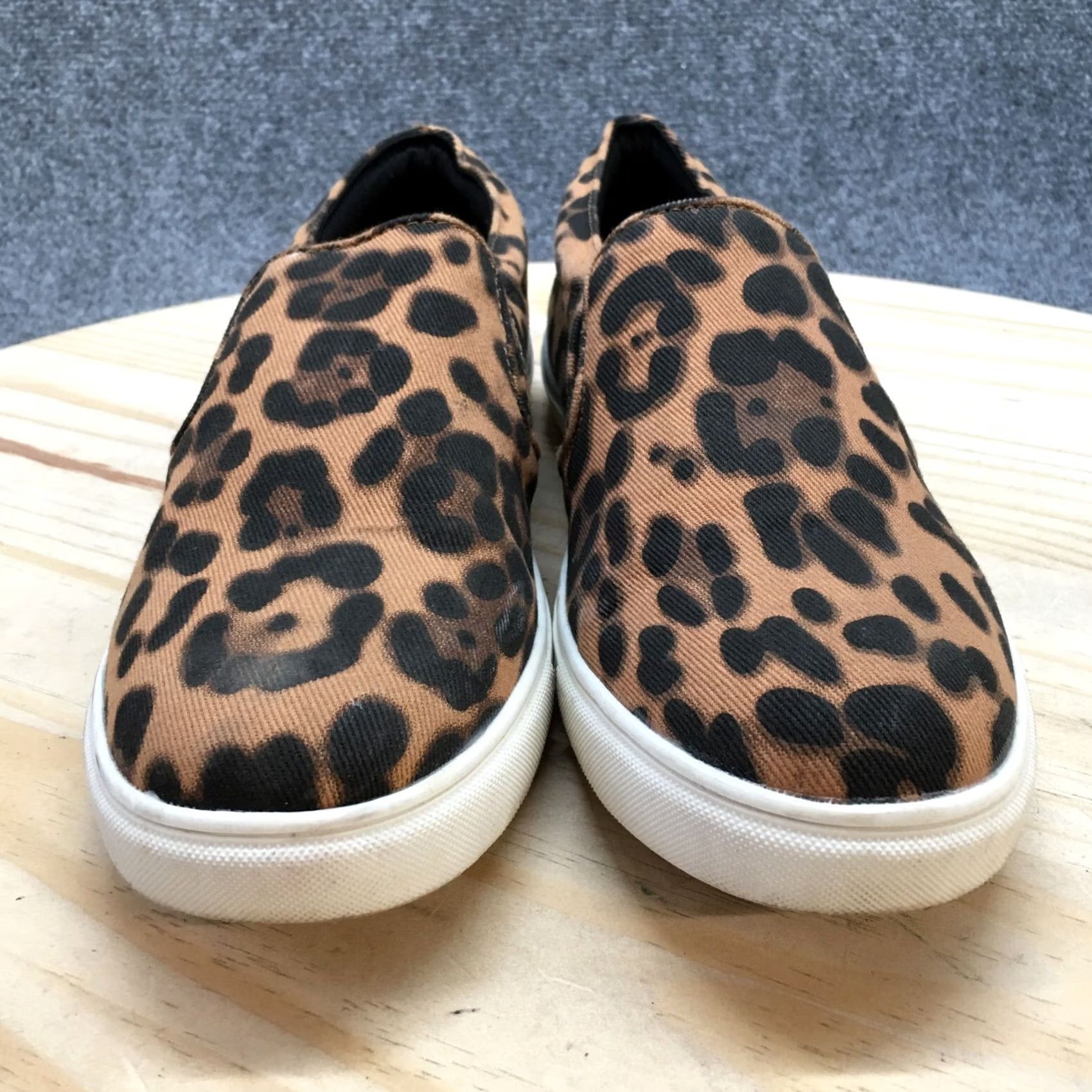Vintage A New Day Shoes Womens Slip On Sneakers Brown Black Comfort Low Top Round Toe Shoes Sneakers - Size 10, Casual, Walking Size L / US 10 / IT 46 - 5 Thumbnail