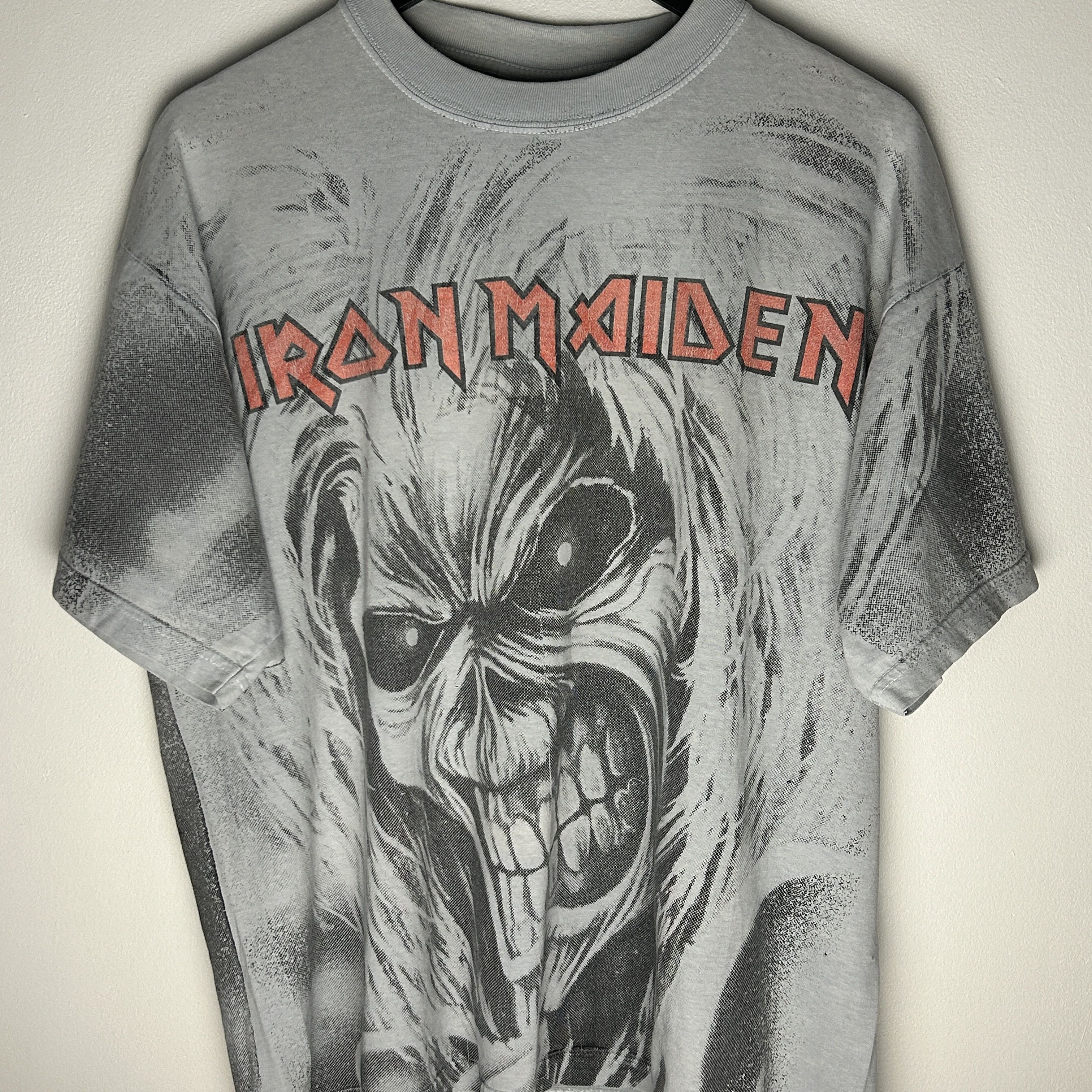 Band Tees Vintage Iron Maiden Killers 1999 Allover Print Band T-shirt Size US XL / EU 56 / 4 - 3 Thumbnail