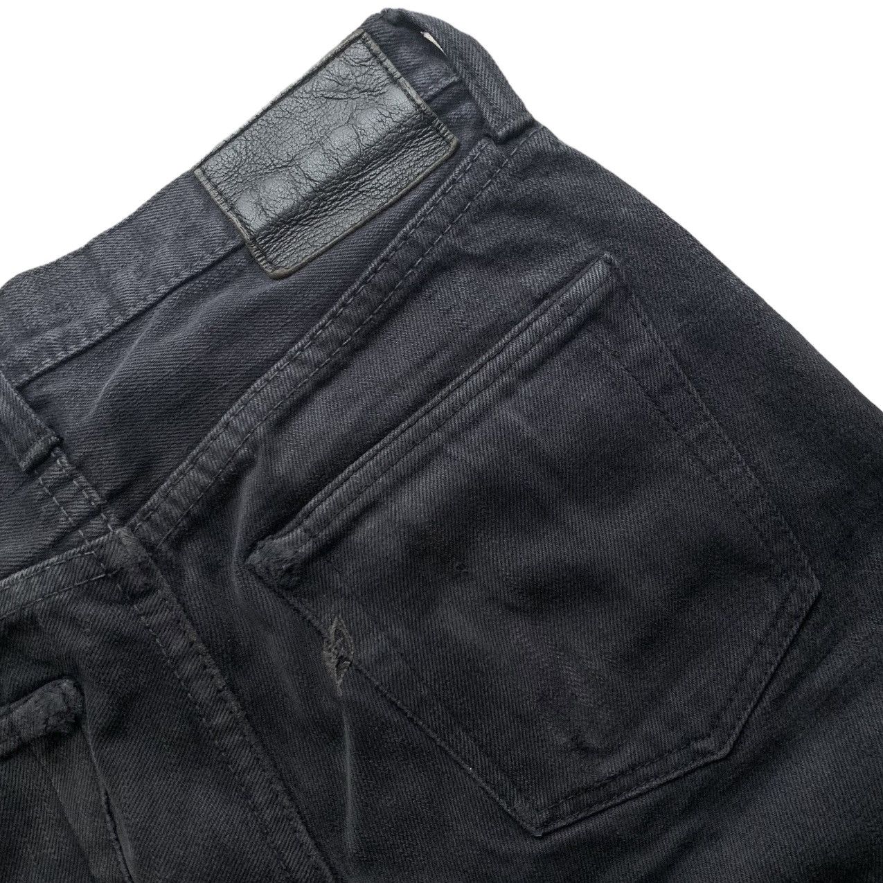 Pure Blue Japan Pure Blue Japan Black Denim Selvedge Size US 31 - 5 Thumbnail