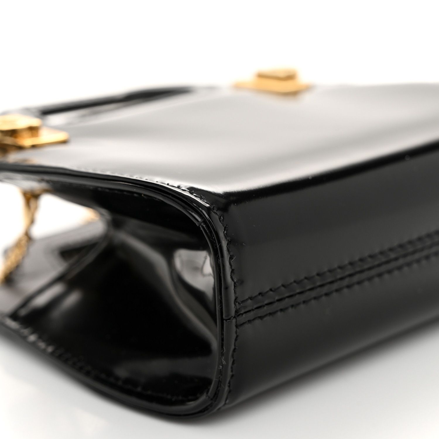 Salvatore Ferragamo o1s1rm1224 Size: OS / Micro Wanda Top Handle Bag in Black Size ONE SIZE - 4 Thumbnail