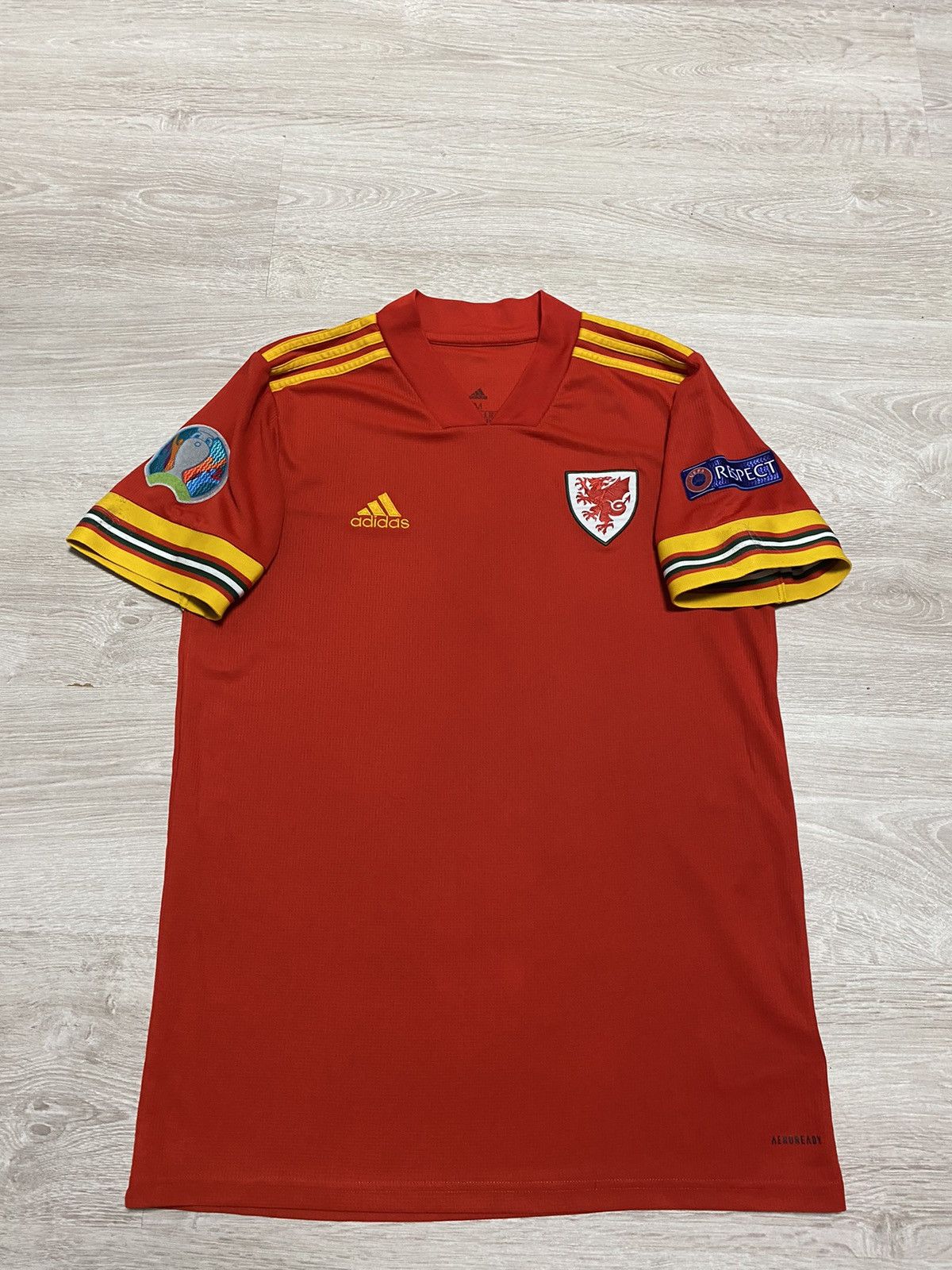 Adidas Wales 2020 2021 Home Football Shirt Soccer Jersey Adidas Size US M / EU 48-50 / 2 - 2 Thumbnail