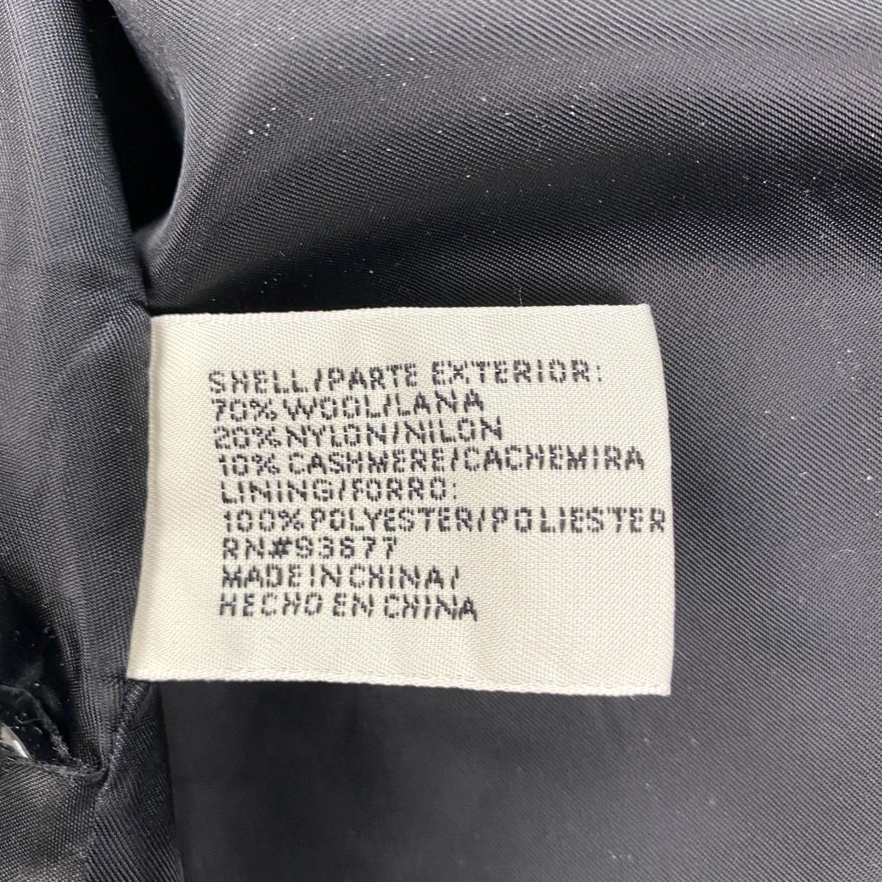 Vintage St. John's Bay Coat Womens XL Gray Wool Cashmere Blend Peacoat Double Breasted Coat Size XL / US 12-14 / IT 48-50 - 6 Thumbnail