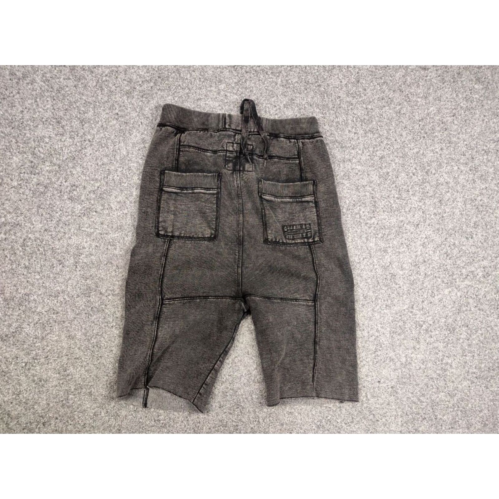 Allsaints VINTAGE AllSaints Spitalfields Shorts Harem Garment Dyed Dark Gray Cotton 30 Mens Regular Living 90s American Style Size US 30 / EU 46 - 6 Thumbnail