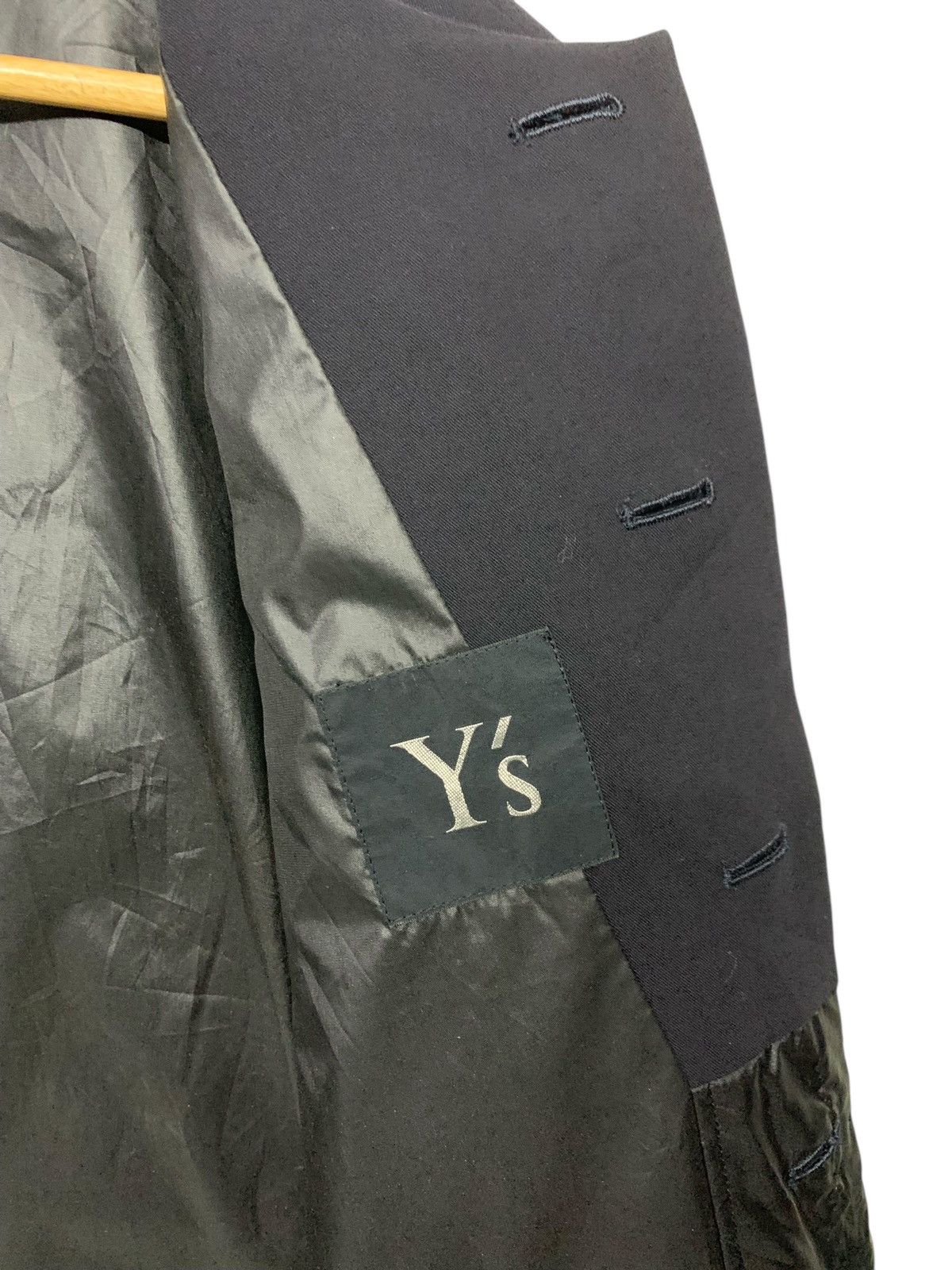 Designer × Y's × Yohji Yamamoto Rare‼️Y's Yohji Yamamoto Full Button Ups Blazer Size L / US 10 / IT 46 - 6 Thumbnail