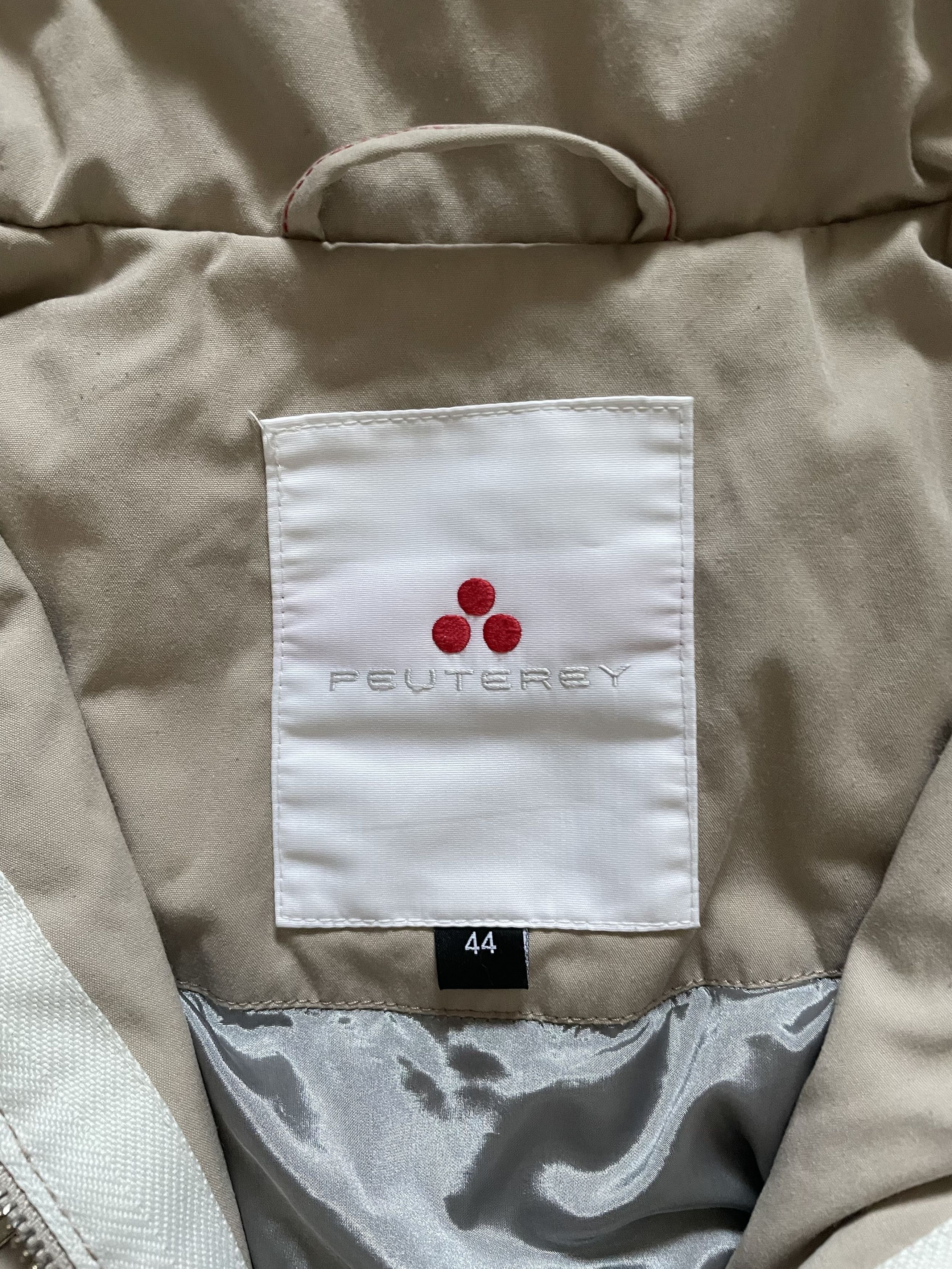 Peuterey Peuterey Beige Belted Hooded Puffer Jacket Size M / US 6-8 / IT 42-44 - 3 Thumbnail