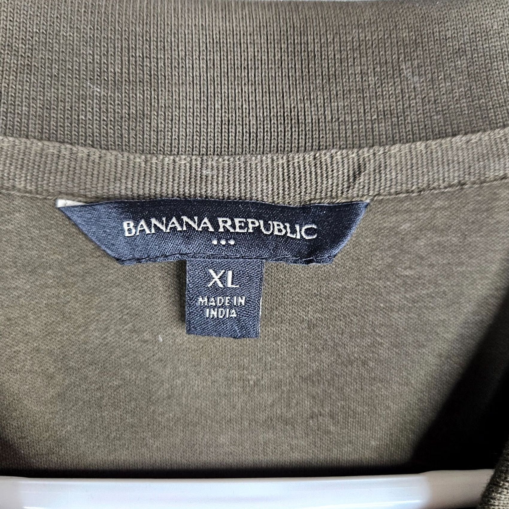 Banana Republic Banana Republic Polo Short Sleeve Men XL Brown Logo Button Regular Size Size US XL / EU 56 / 4 - 5 Thumbnail