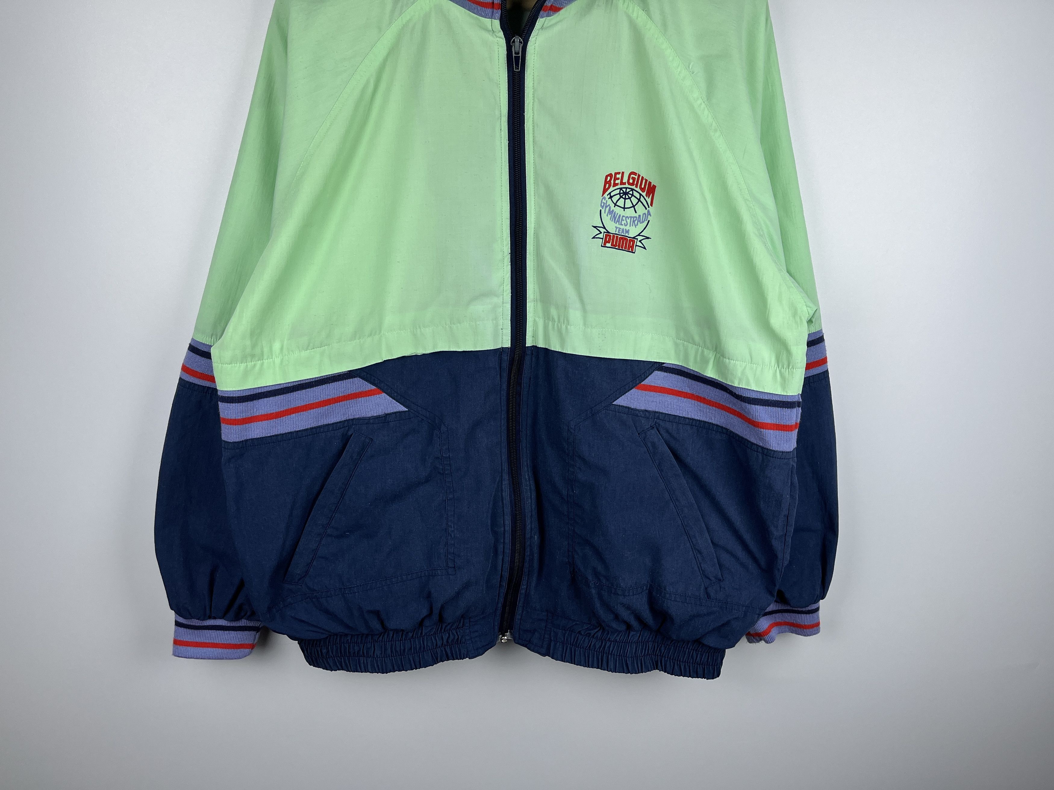 Puma 90's Puma Vintage Belgium Gymnaestrada Team Track Jacket Size US L / EU 52-54 / 3 - 6 Thumbnail