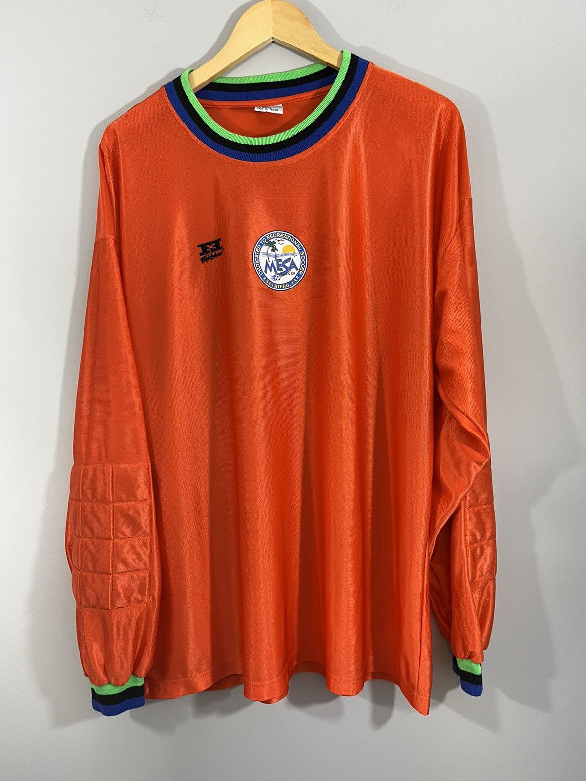 Vintage Distressed San Diego Cali Soccer Goalie Jersey Size US L / EU 52-54 / 3 - 1 Thumbnail
