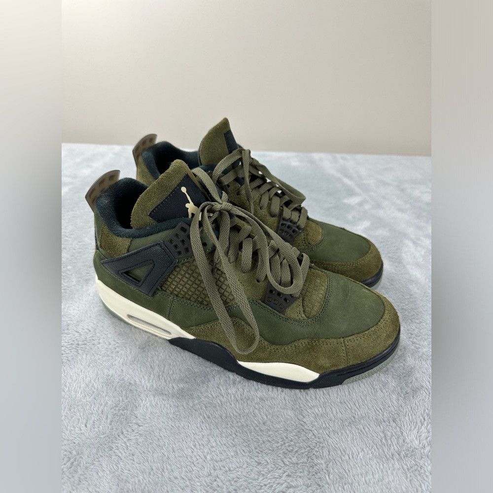 Jordan Brand Nike Air Jordan 4 retro se craft medium olive men's size 10 Size US 10 / EU 43 - 1 Thumbnail