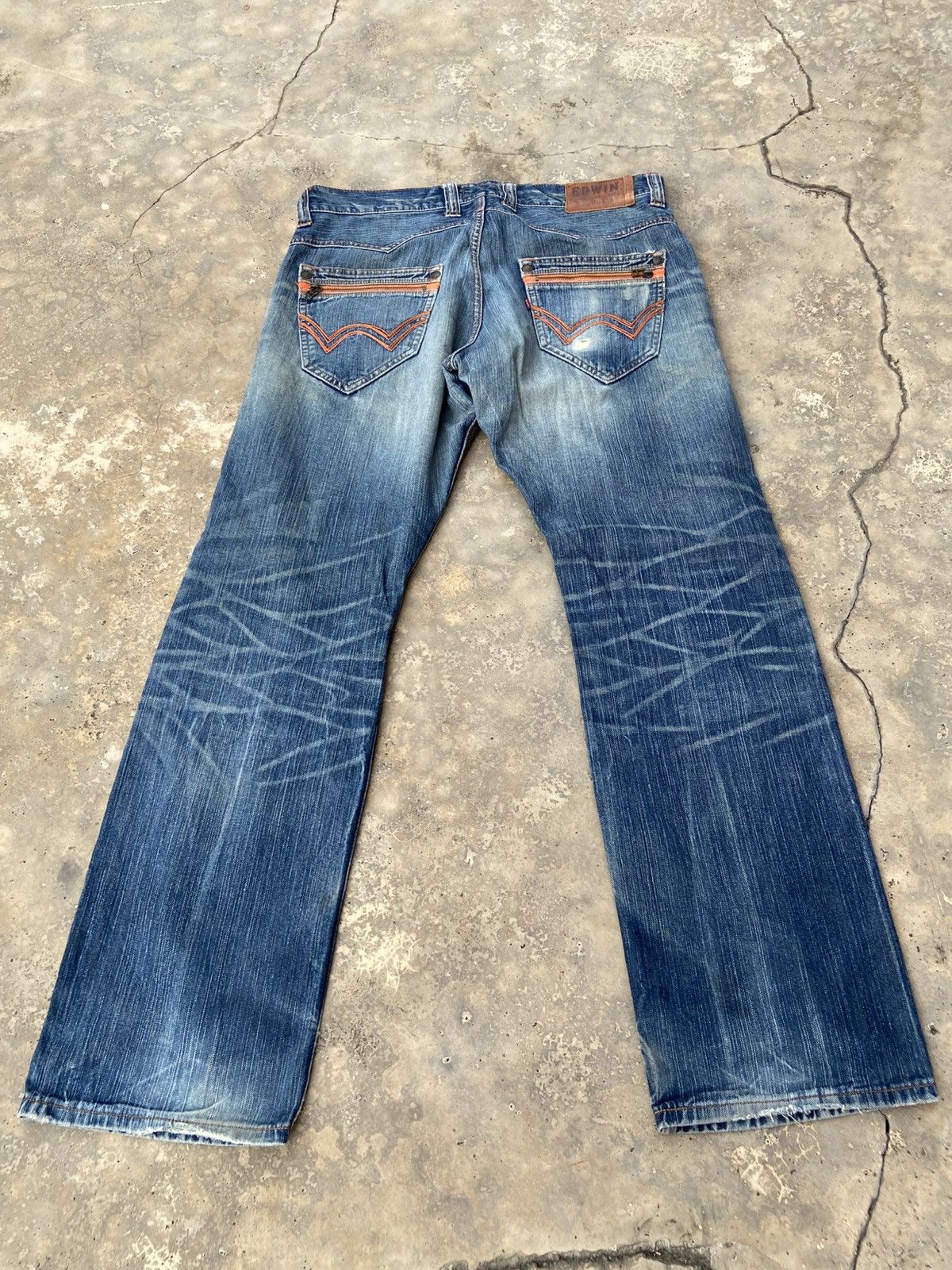 Edwin Edwin Exclusive Vintage Distressed Pant Size US 38 / EU 54 - 1 Thumbnail