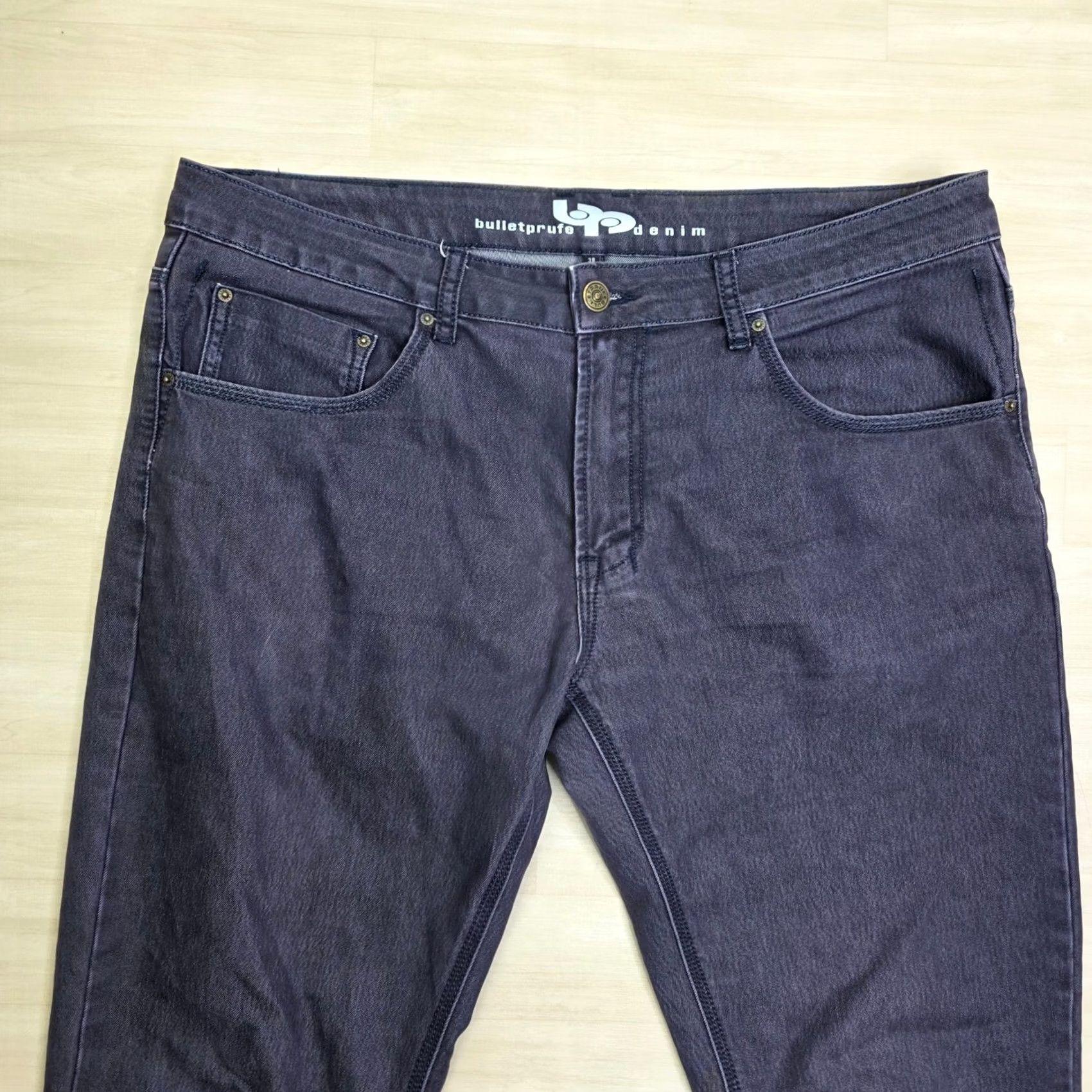Denime Bulletprufe Denim Jeans Mens 38 Straight Leg Pants Adventure Fit 34 Size US 38 / EU 54 - 3 Thumbnail