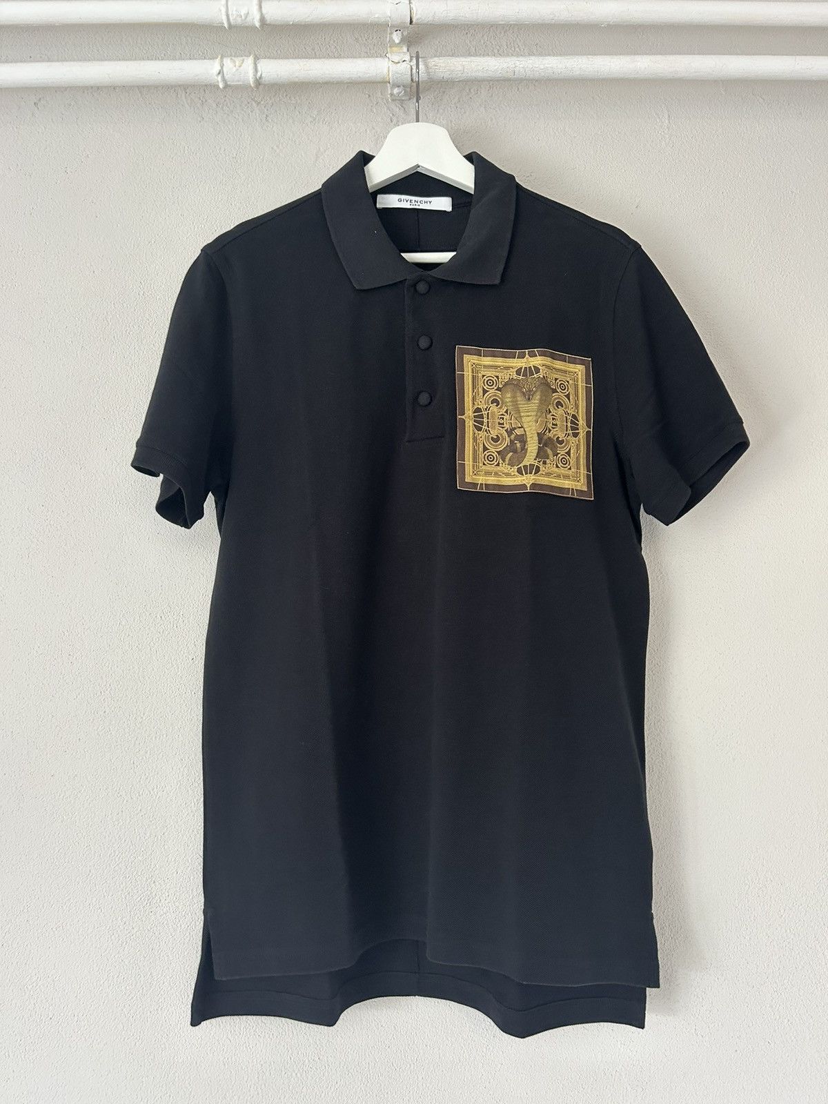 トップス Givenchy 2012ss RICCARDO TISCI Polo Givenchy × Riccardo Tisci Givenchy Star Patch Polo Shirt