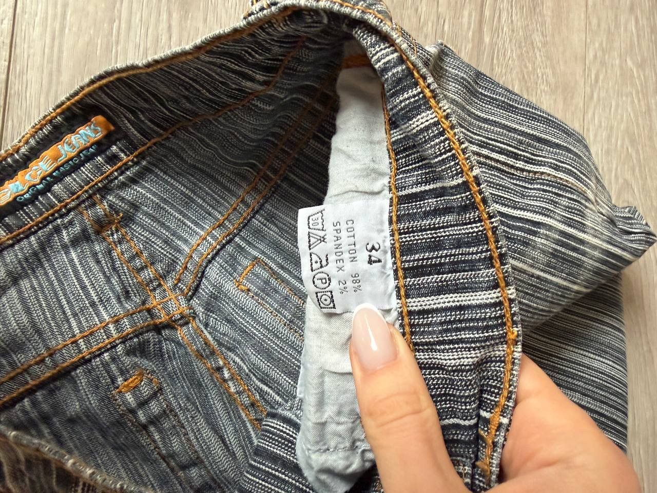 Le Grande Bleu (L.G.B.) Vintage if six was nine style l.g.b brand Flared Jeans Y2K Size 25" / US 0 / IT 36 - 5 Thumbnail