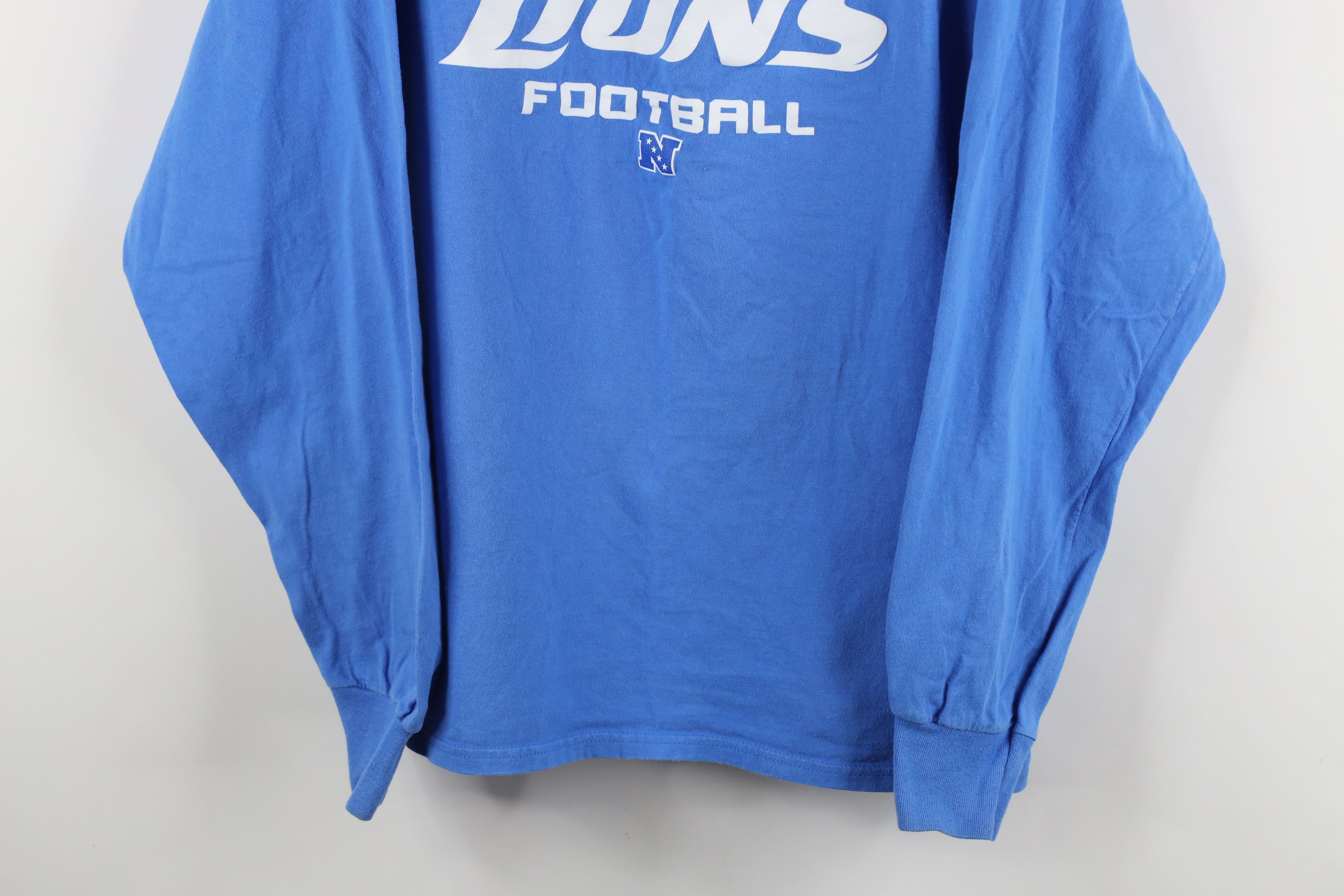 Vintage Vintage Out Detroit Lions Football Long Sleeve T-Shirt Blue Size US XXL / EU 58 / 5 - 3 Thumbnail