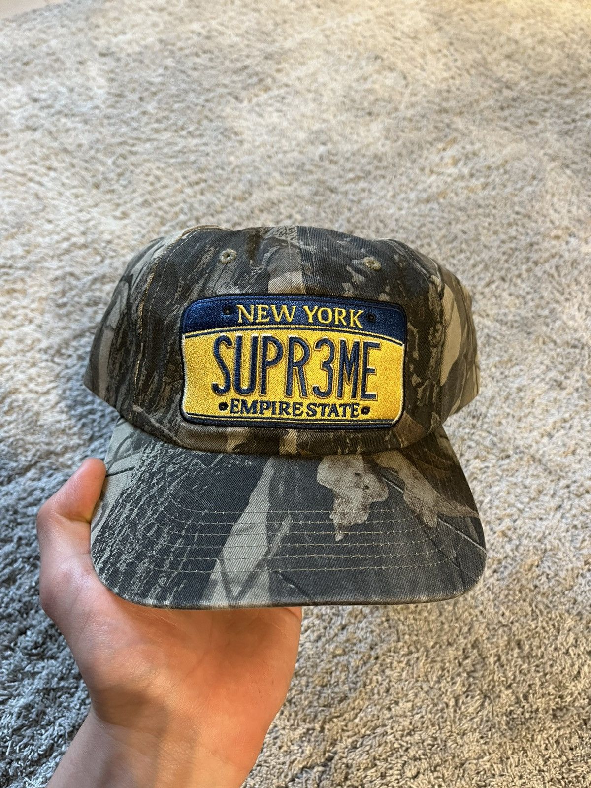 Supreme License Plate 6 Panel Hat | Grailed