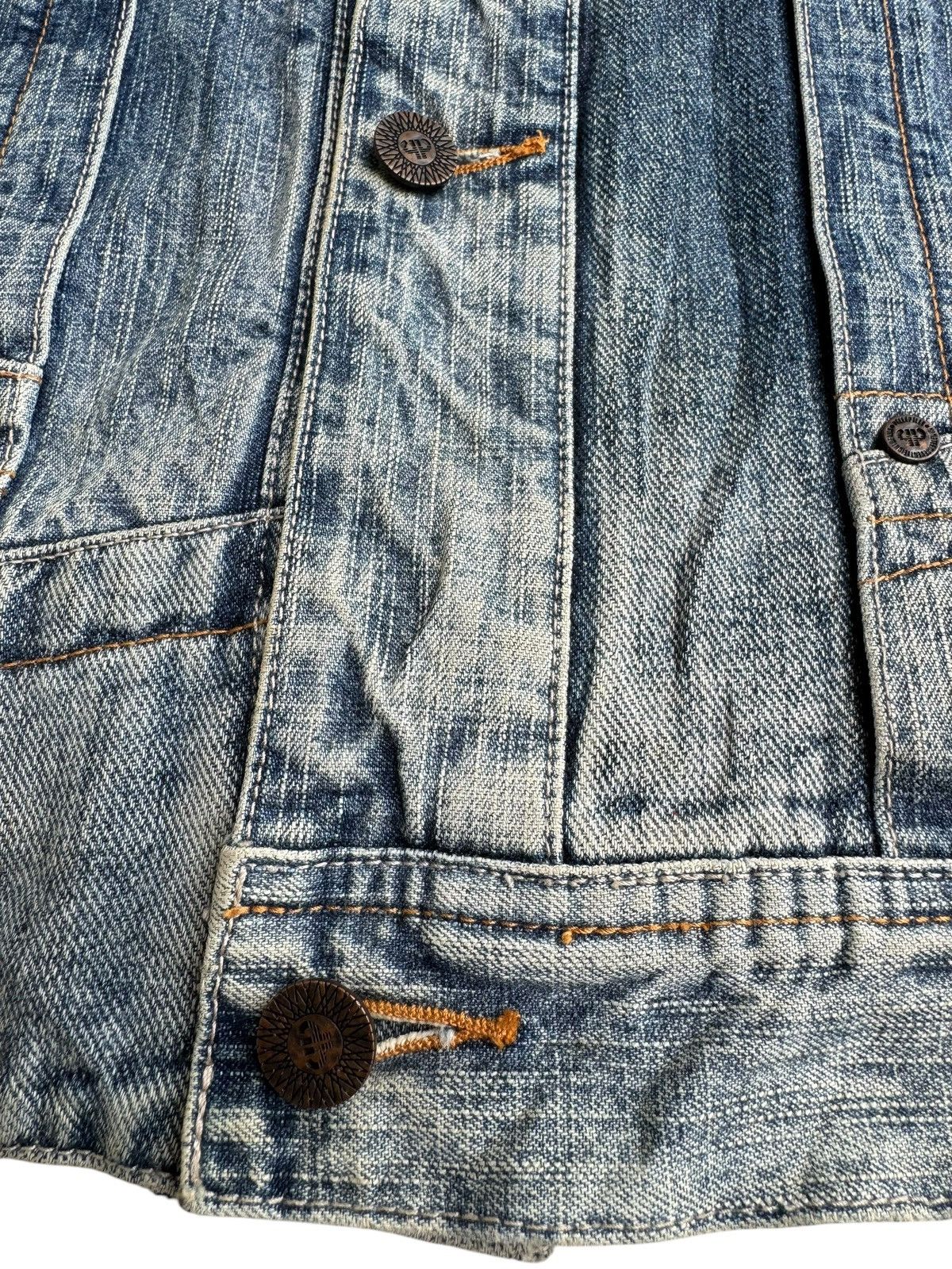 Pelle Pelle Vintage Distressed Pelle Pelle Denim Jacket Size US XL / EU 56 / 4 - 6 Thumbnail