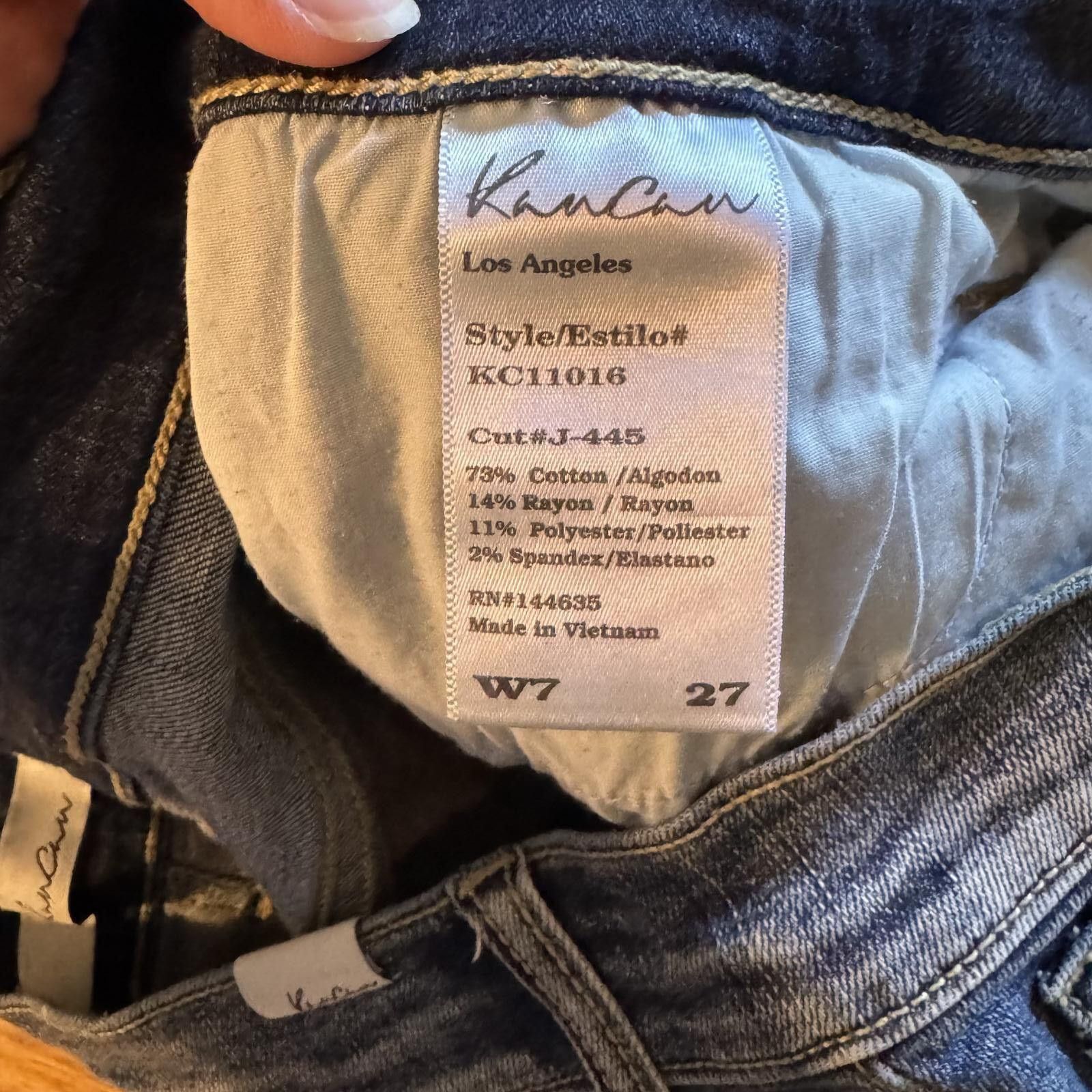 Kancan USA KanCan Denim Cutoff Shorts Size 27 Size 27" / US 4 / IT 40 - 4 Thumbnail