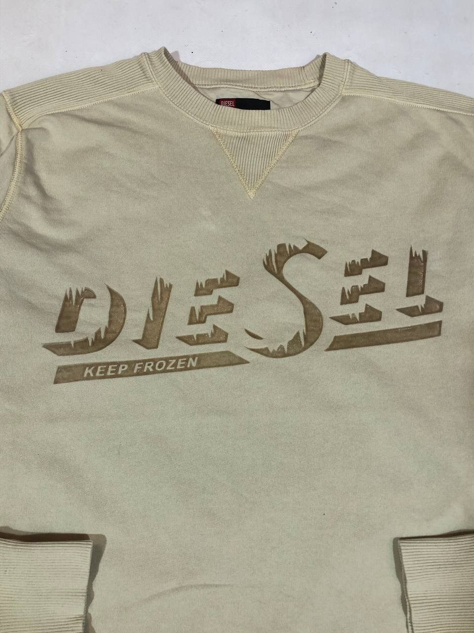 Diesel Diesel Keep Frozen Sweatshirt Vintage Size US XL / EU 56 / 4 - 4 Thumbnail