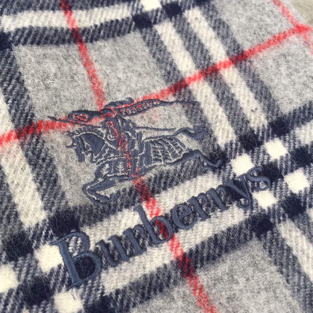 Burberry × Vintage Vintage Burberrys Scarf Wool Cashmere Scarves Size ONE SIZE - 3 Thumbnail