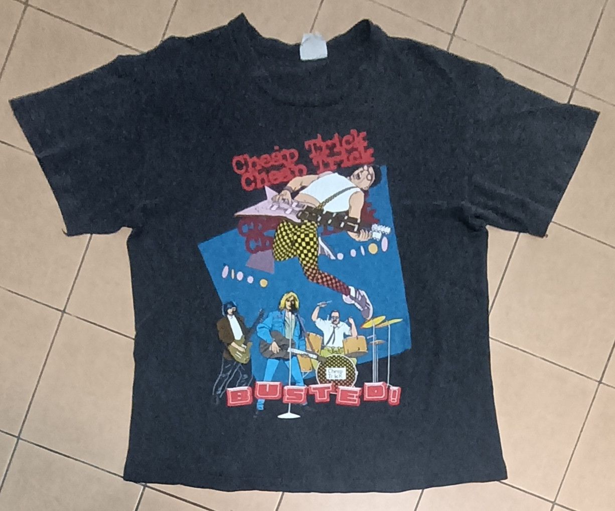 Band Tees × Vintage VINTAGE 90s CHEAP TRICKS JAPAN TOUR SHIRT Size US L / EU 52-54 / 3 - 4 Thumbnail