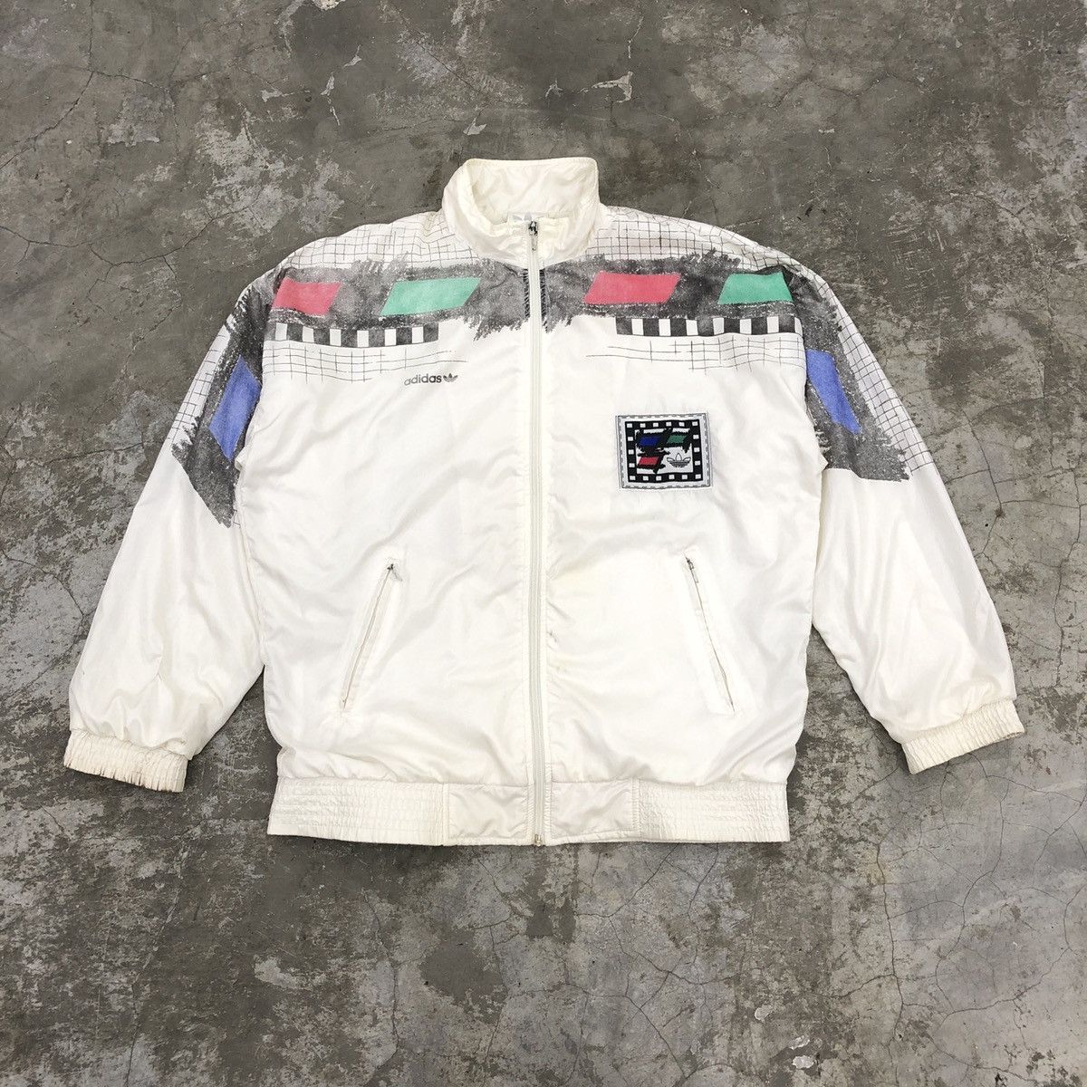 Vintage 90s Adidas Zipper Windbreaker
