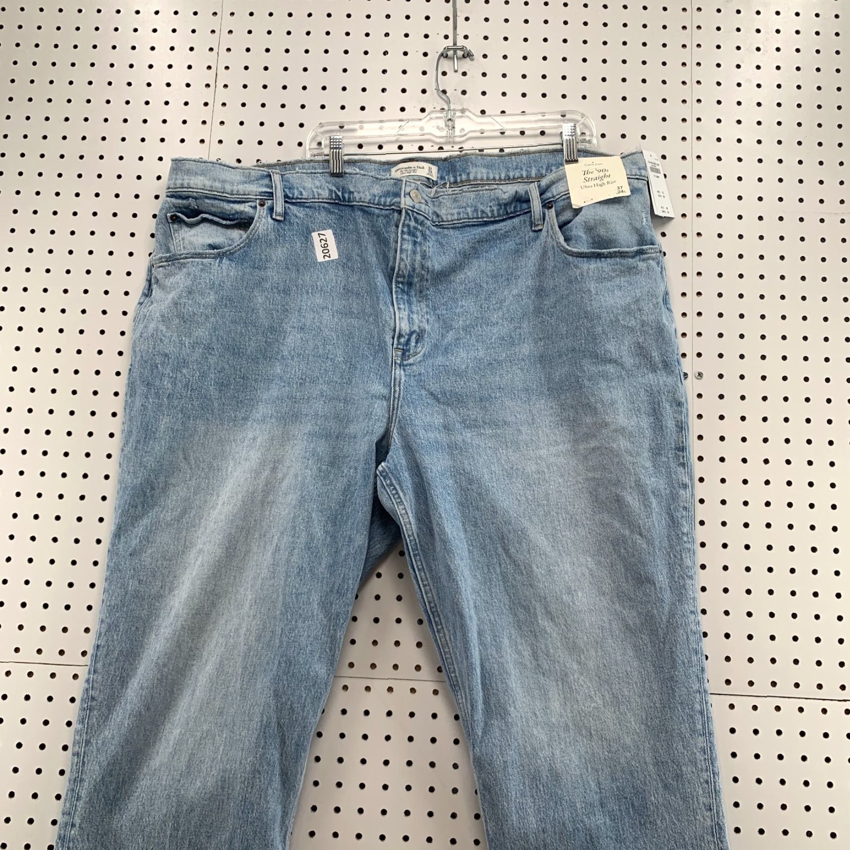 Abercrombie & Fitch VINTAGE Abercrombie & Fitch Jeans Women 90s Straight Ultra High Rise Curvy Blue Denim 37/32" Size 25" / US 0 / IT 36 - 4 Thumbnail