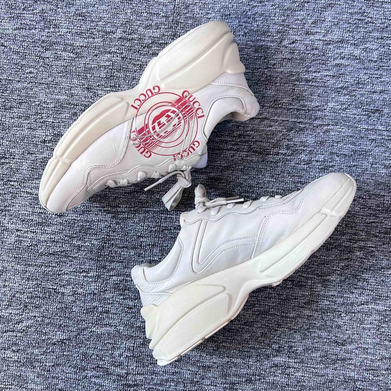 Gucci Gucci Rhyton Low-top Dad Sneakers in Ivory White - Size US 8 / EU 41 - 7 Thumbnail