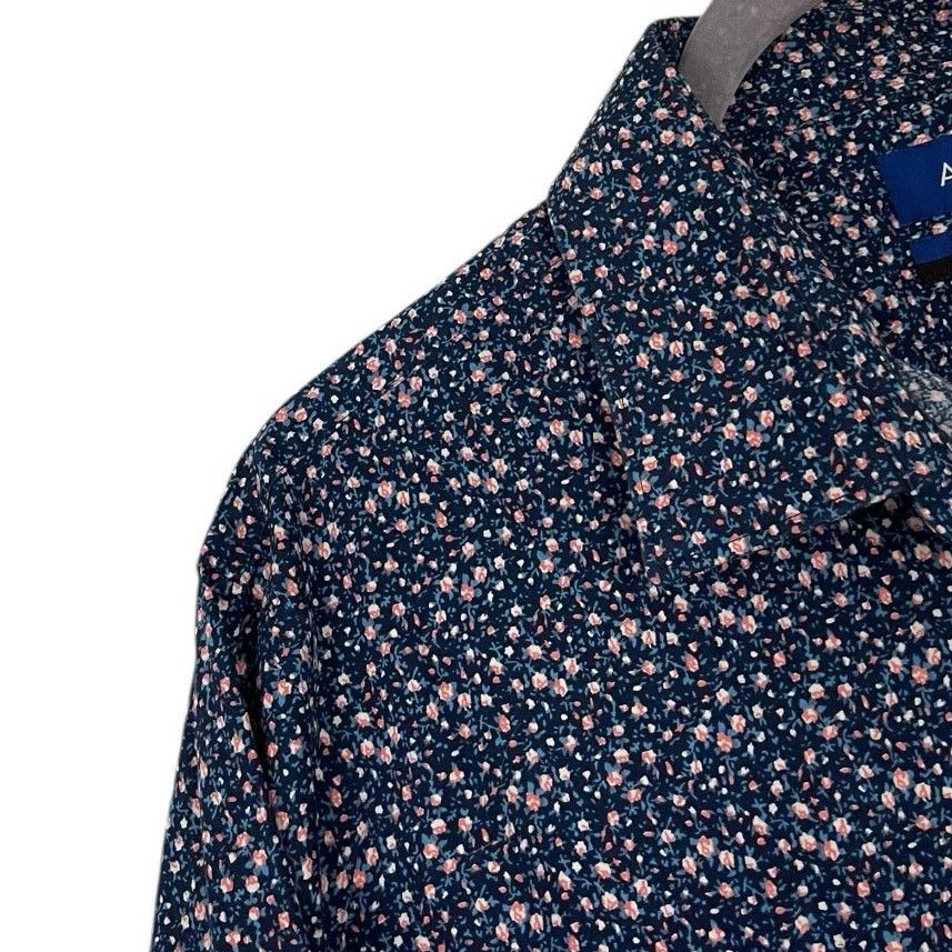 Apt. 9 Apt. 9 Mens Premier Flex Slim Fit Floral Button Down Size US L / EU 52-54 / 3 - 2 Thumbnail