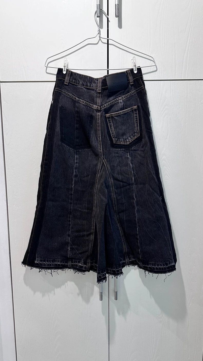 Alexander McQueen Alexander McQUEEN size 38 Cut and make old black denim ski Size 28" / US 6 / IT 42 - 2 Thumbnail