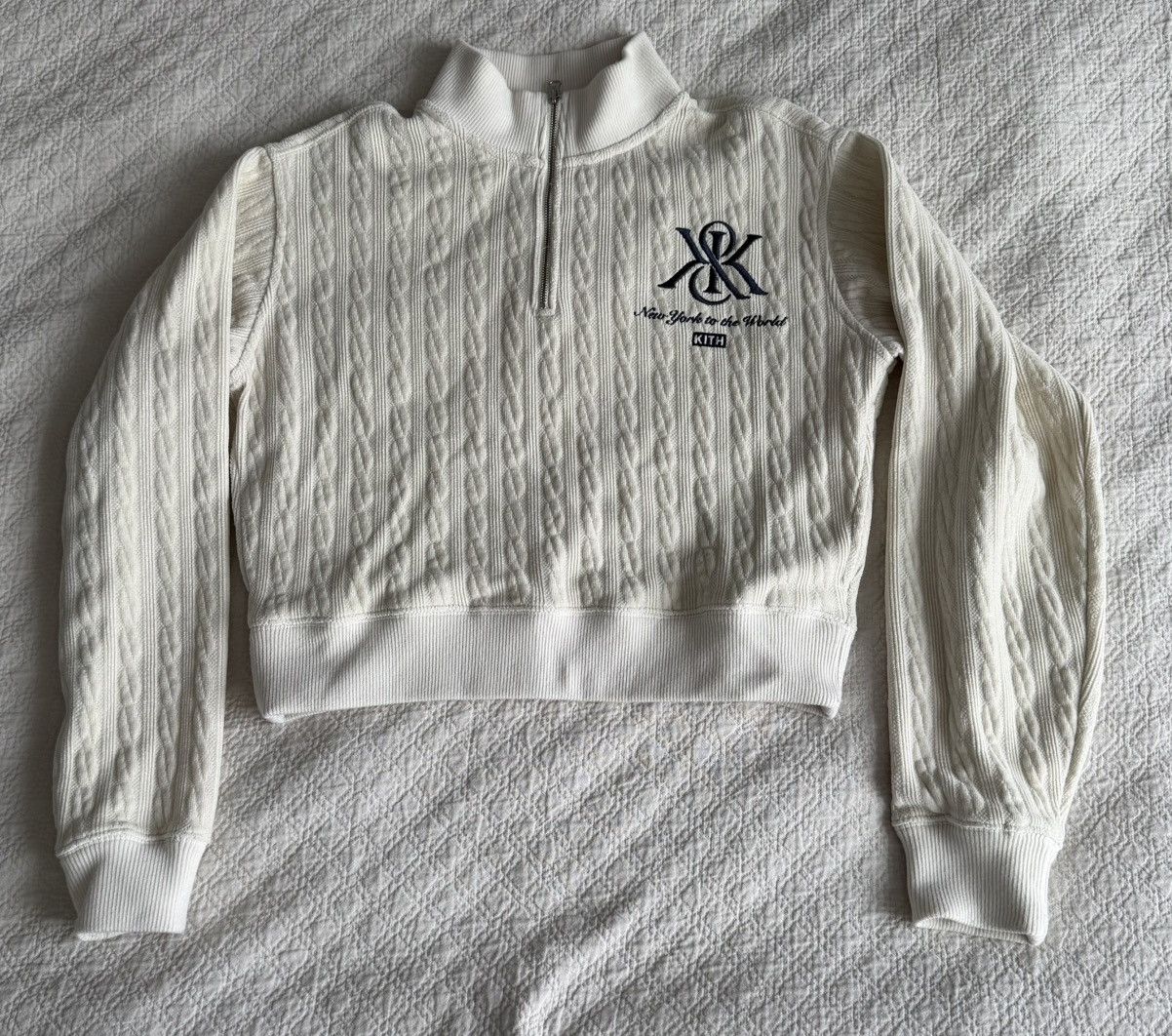 Kith Kith Zip Cable Knit Sweatshirt women Small Size S / US 4 / IT 40 - 1 Thumbnail