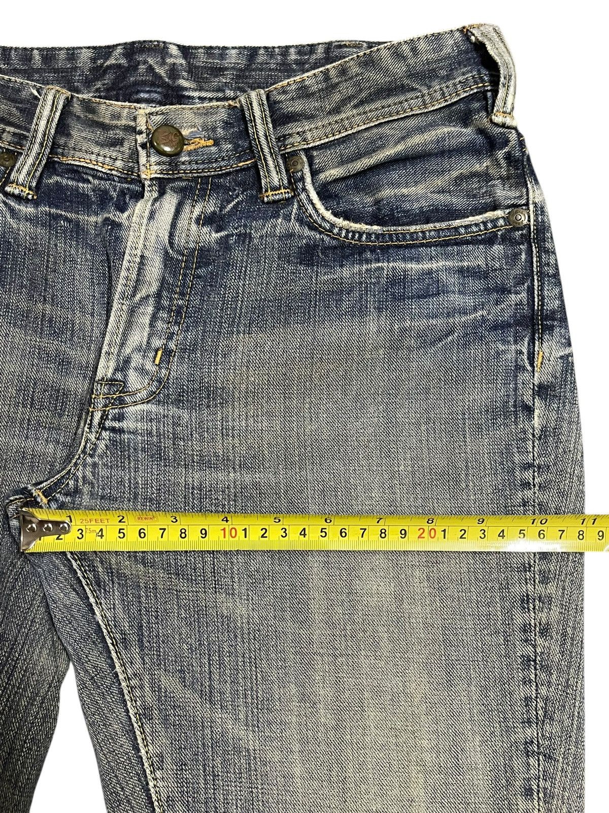 Big John Vintage Big John Blue Faded Wash Style Flare Jeans Size US 32 / EU 48 - 15 Thumbnail
