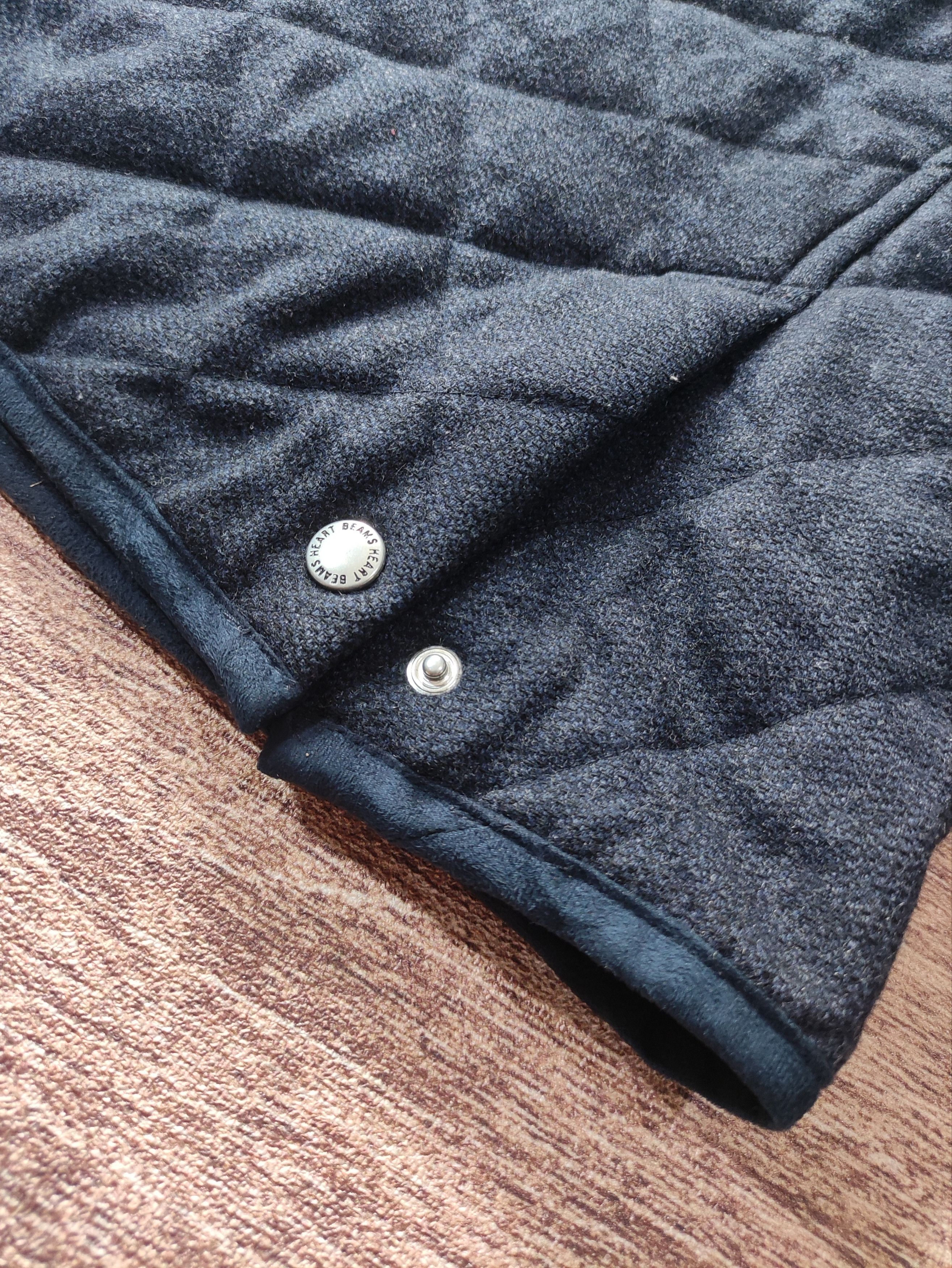 Beams Plus × Japanese Brand BEAMS HEART QUILTED JACKET Size US L / EU 52-54 / 3 - 9 Thumbnail