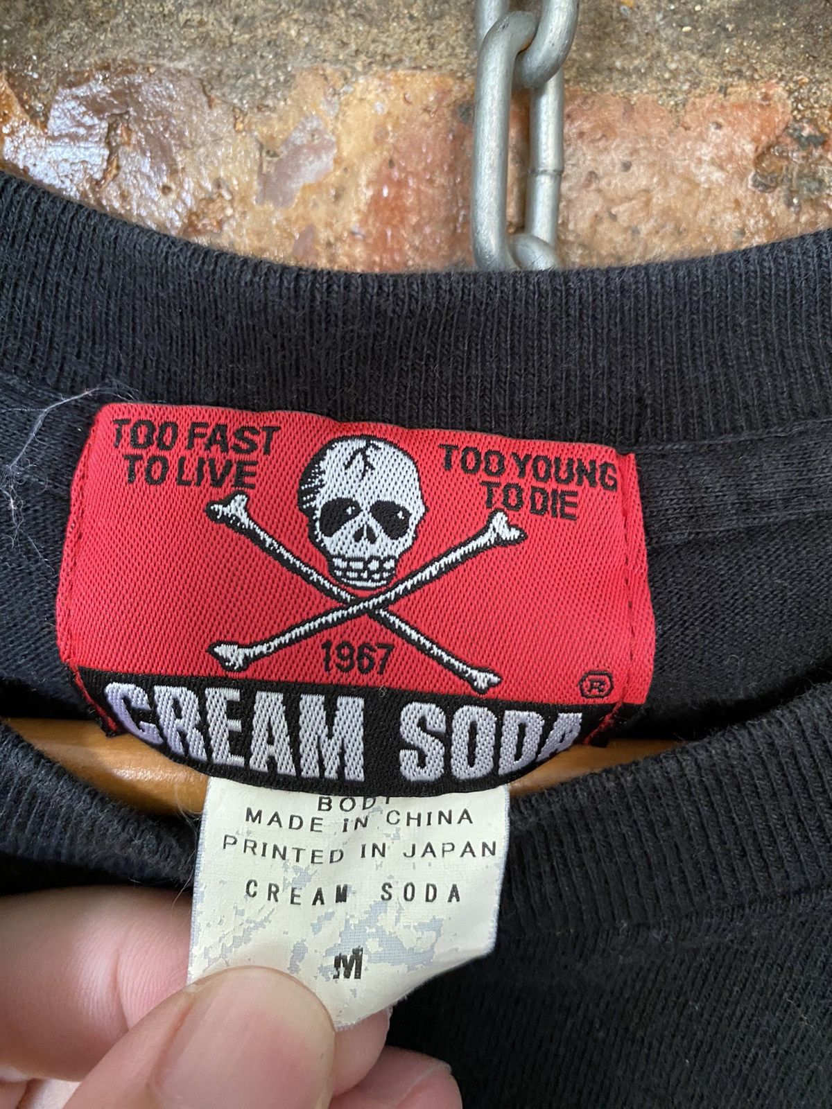 Hiroshi Fujiwara Vtg Cream Soda Pink Dragons go Cat goo Size US S / EU 44-46 / 1 - 9 Thumbnail