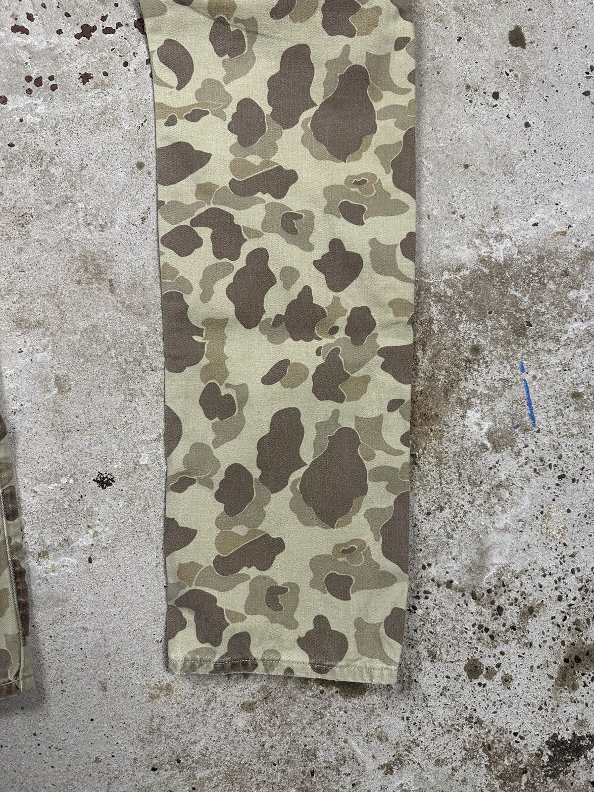Polo Ralph Lauren Vintage Y2K Polo Ralph Lauren Beige Camo Denim Pants Jeans Size US 35 - 13 Thumbnail