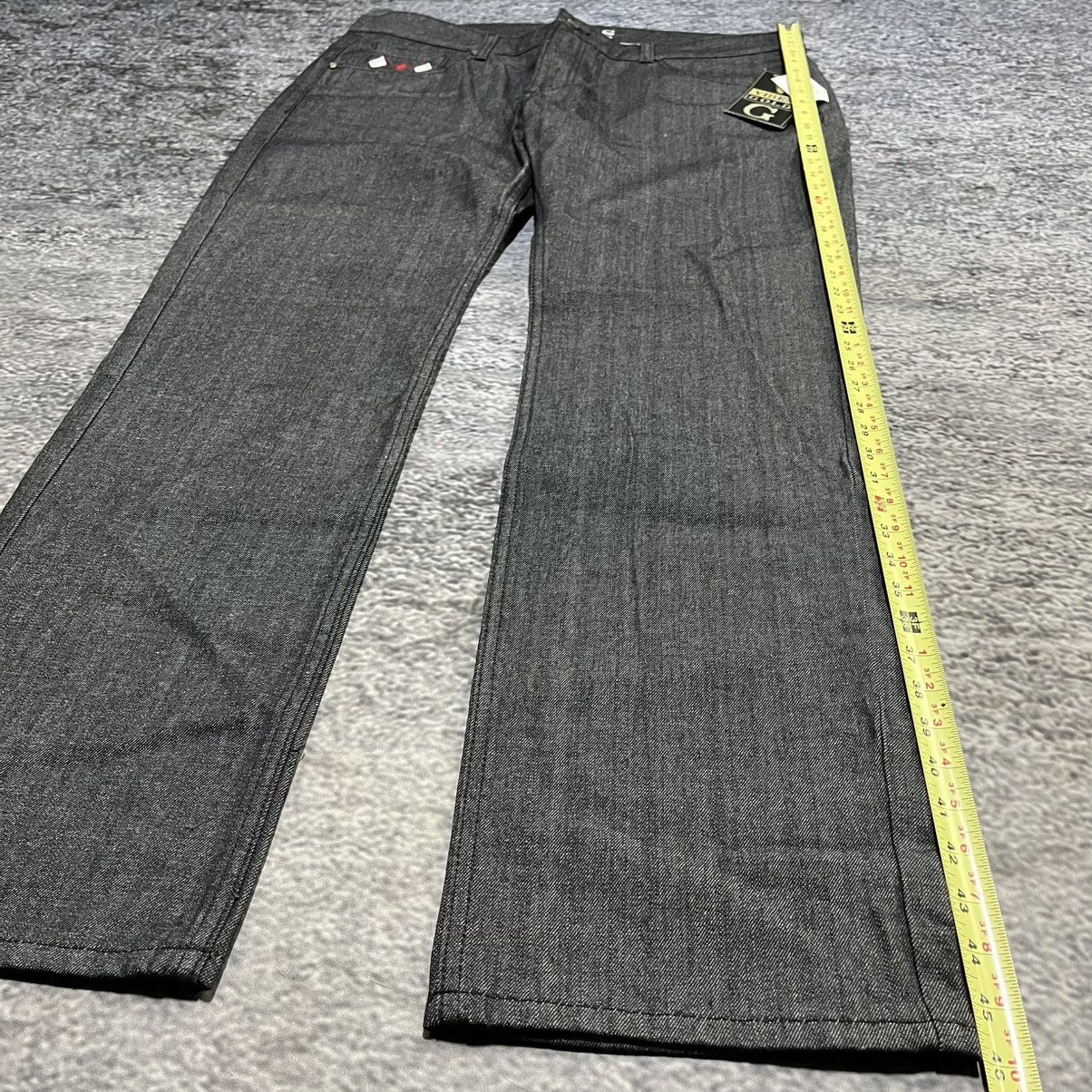 Vintage Vintage Y2K Vibes Gold Embroidered Grunge Skater Baggy Jeans Size US 42 / EU 58 - 11 Thumbnail