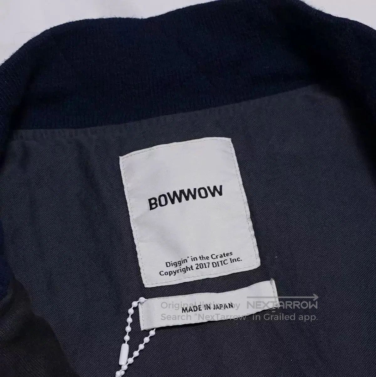 Japanese Brand BOWWOW USN Deck Zip Jacket Aged. Size US L / EU 52-54 / 3 - 4 Thumbnail