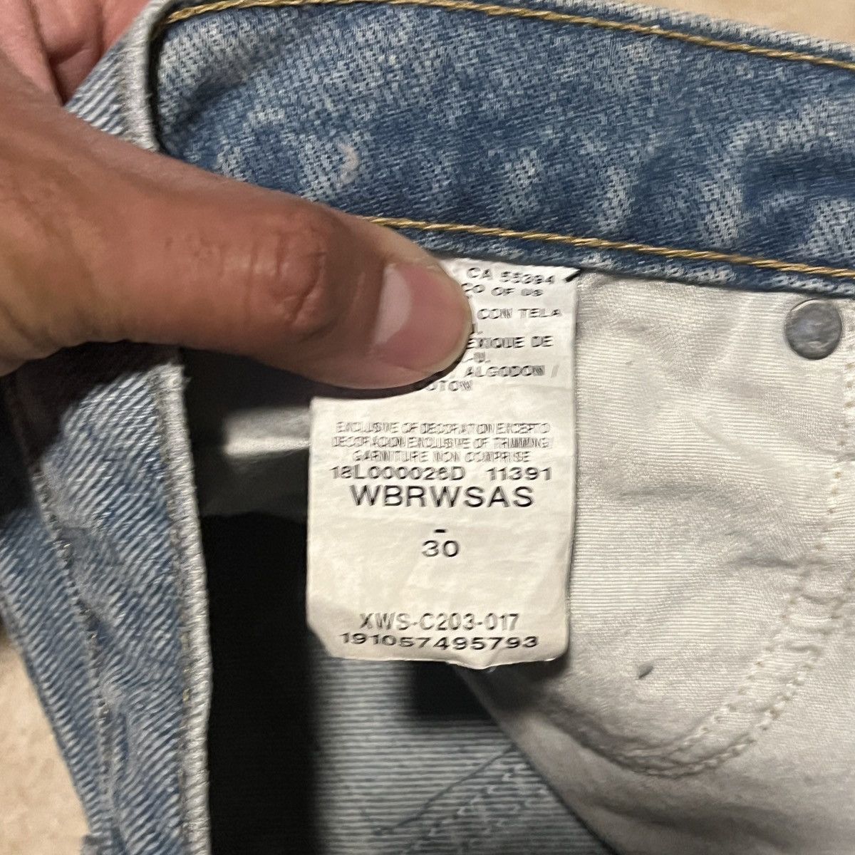 Vintage × Wrangler Wrangler Denim Cutoff Shorts Size US 32 / EU 48 - 4 Thumbnail