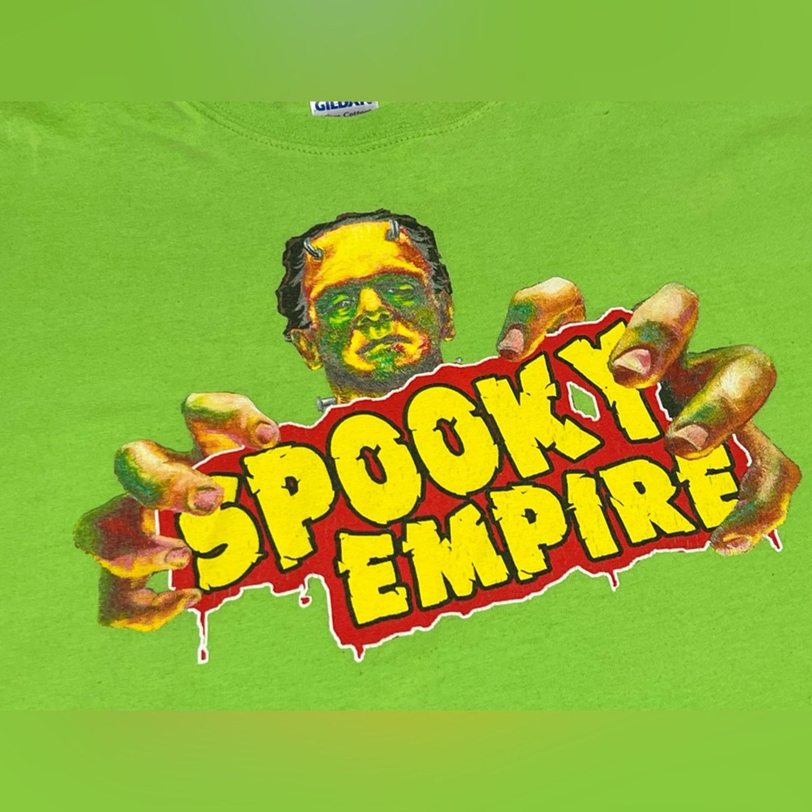 Gildan Vintage Horror Convention T-shirt Spooky Empire Frankenstein Size US L / EU 52-54 / 3 - 2 Thumbnail