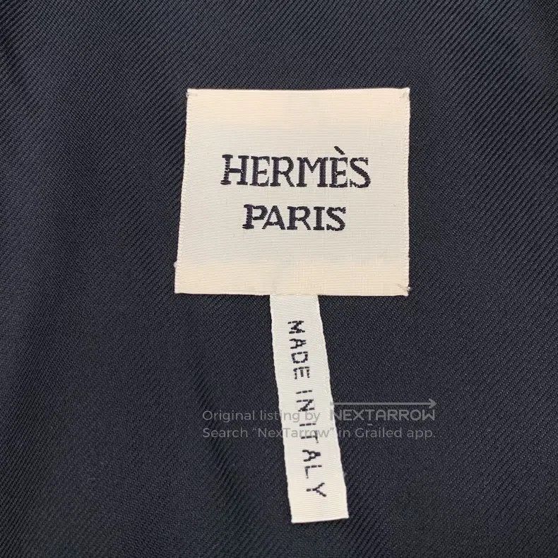 Hermes Hermes Black Buckle Long Sleeve Leather Jacket Size XXS / US 00 / IT 34 - 5 Thumbnail