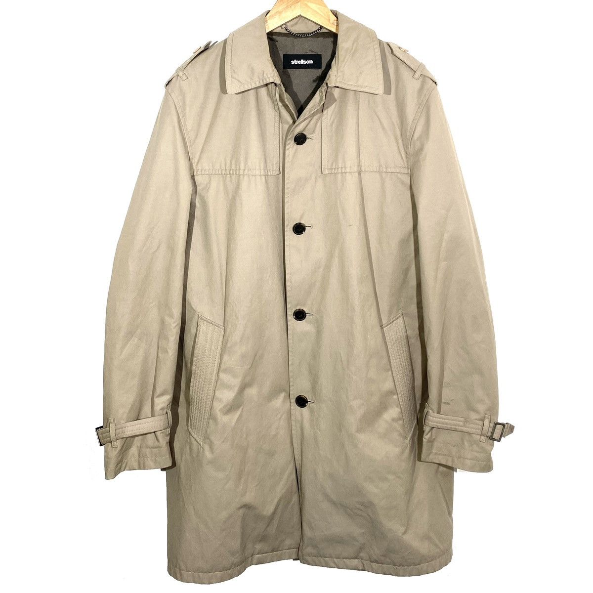 Strellson Trench Coat Court Casual Style Beige Strellson Size US S / EU 44-46 / 1 - 1 Thumbnail