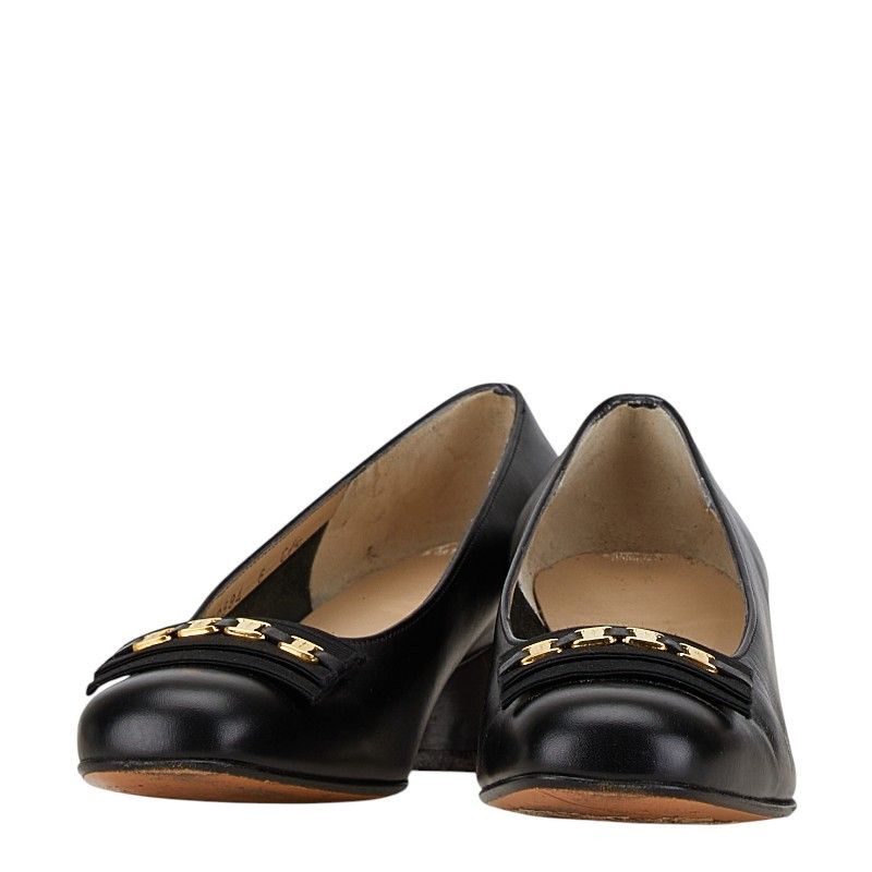 Salvatore Ferragamo Salvatore Ferragamo Salvatore Ferragamo Vara Leather Pumps Leather Shoes DUTY FREE for USA Size ONE SIZE - 1 Thumbnail