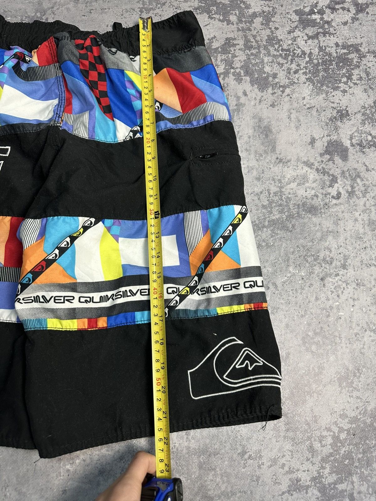 Quiksilver Vintage Y2K QuikSilver Big Spell Out Logo Board Shorts 32 Size US 32 / EU 48 - 8 Thumbnail