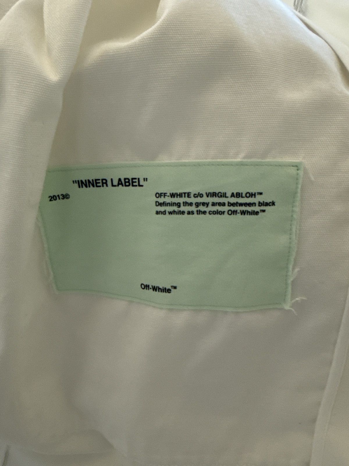 Off-White × Virgil Abloh Off-White Virgil Super rare ”doctors jacket” Size US XXS / EU 40 - 3 Thumbnail