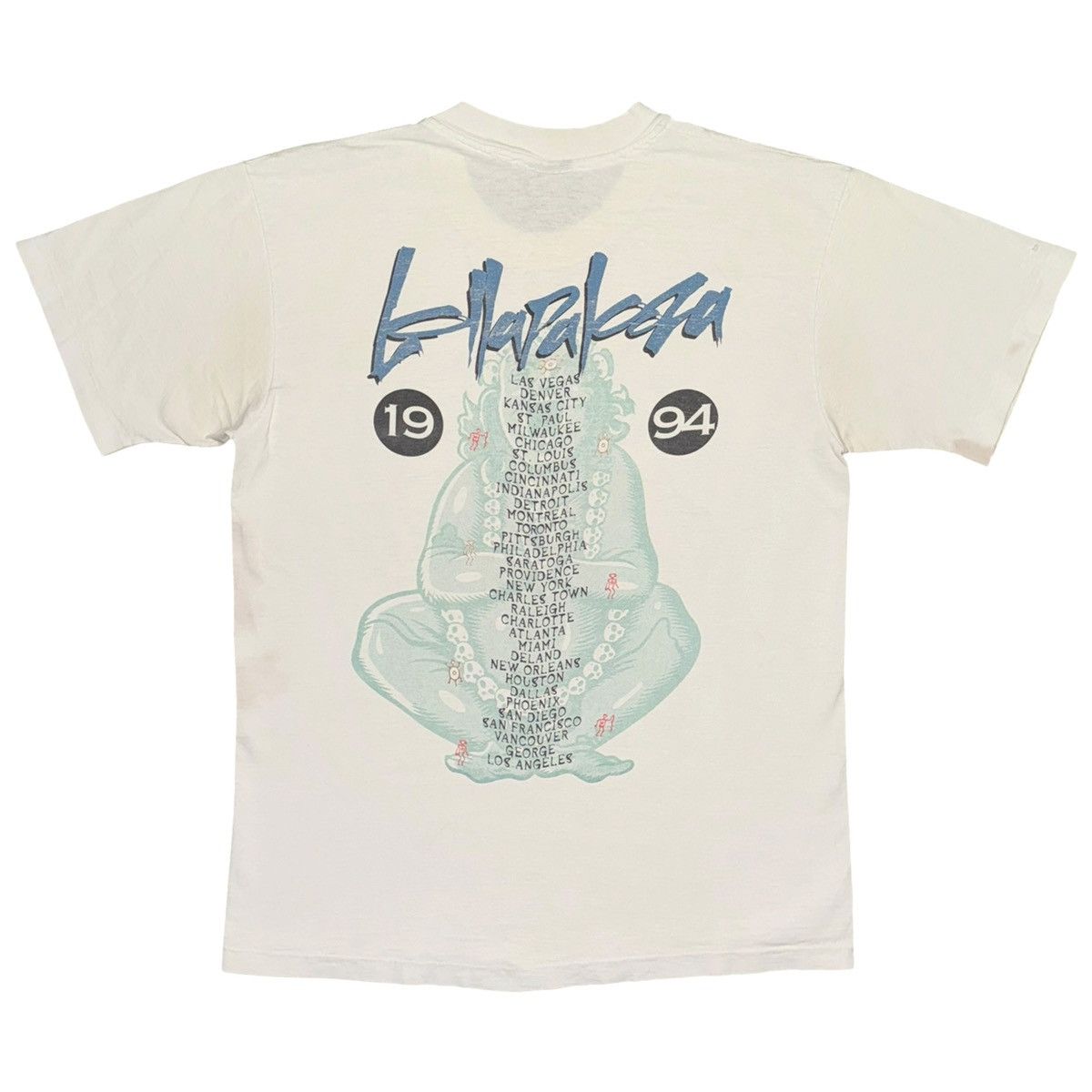 Vintage 1994 Lollapalooza Smashing Pumpkin The Breeders Festival Tee Size US L / EU 52-54 / 3 - 4 Thumbnail