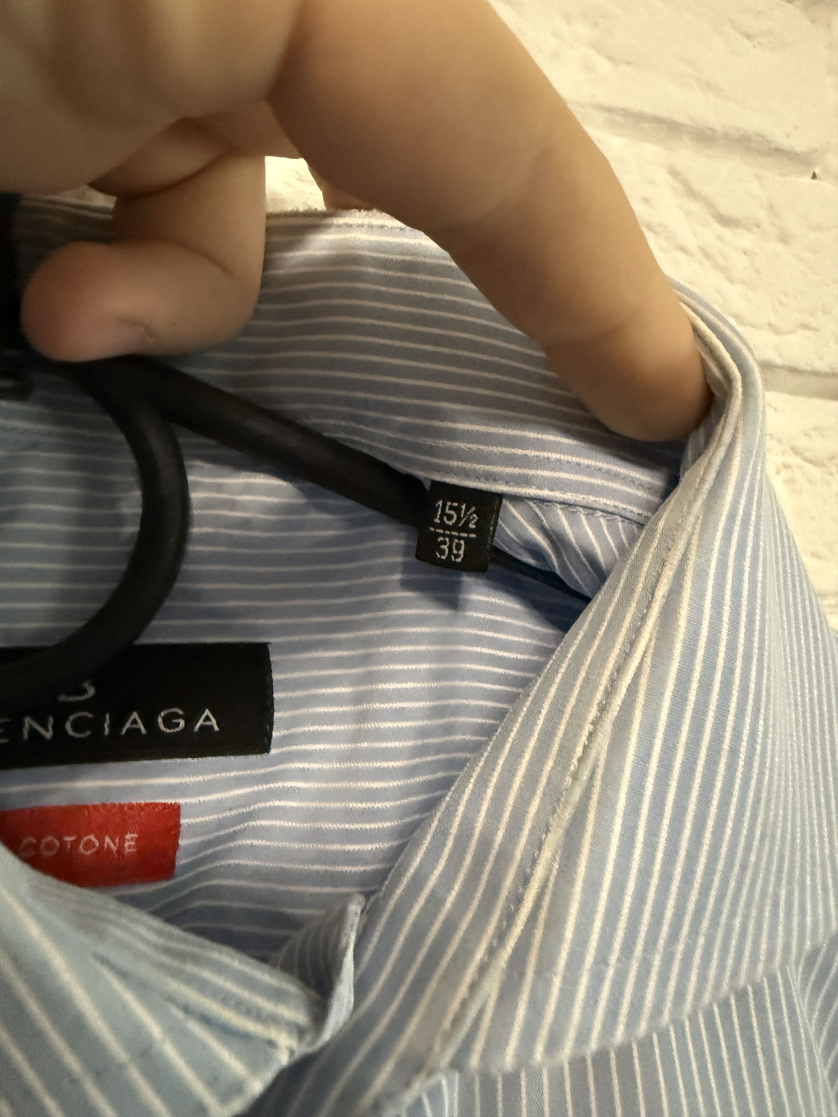 Balenciaga Balenciaga Man Shirt Sz M - L Size US M / EU 48-50 / 2 - 5 Thumbnail
