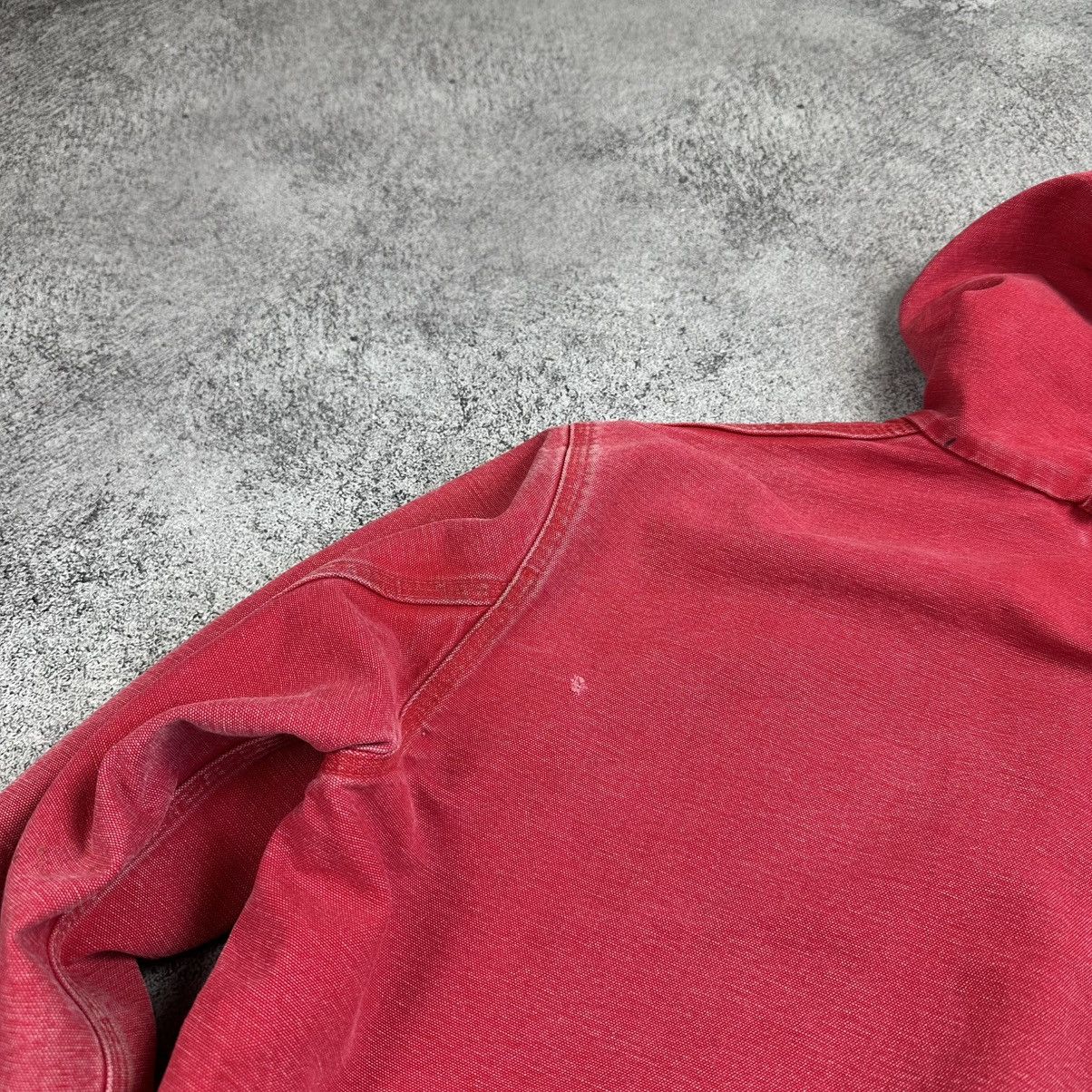 Carhartt Vintage Carhartt JR110 Red Hooded Work Jacket – Made in USA Size US L / EU 52-54 / 3 - 15 Thumbnail