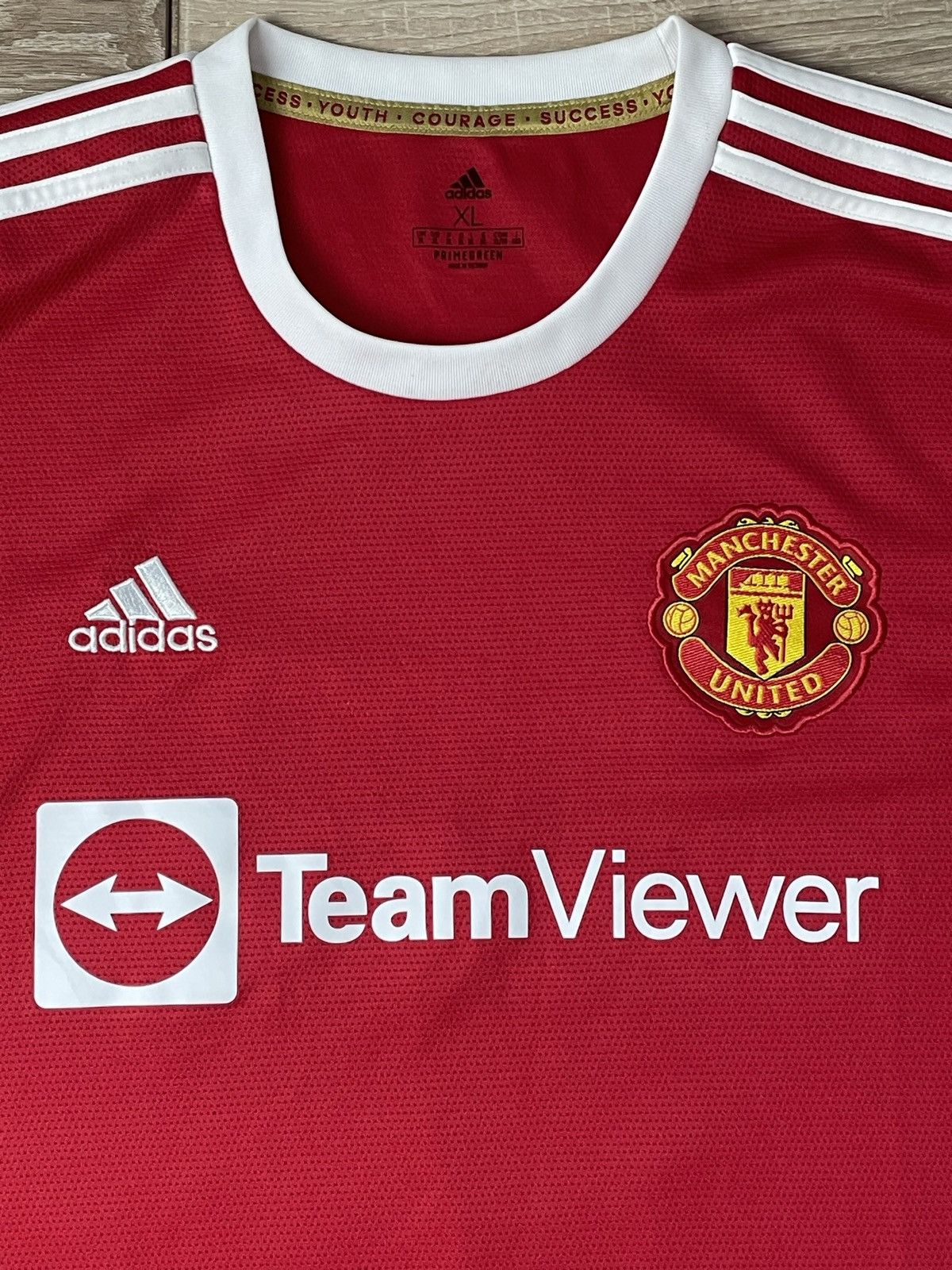 Adidas Sancho 25 Manchester United 2021 22 Home Soccer jersey Shirt Size US XL / EU 56 / 4 - 4 Thumbnail
