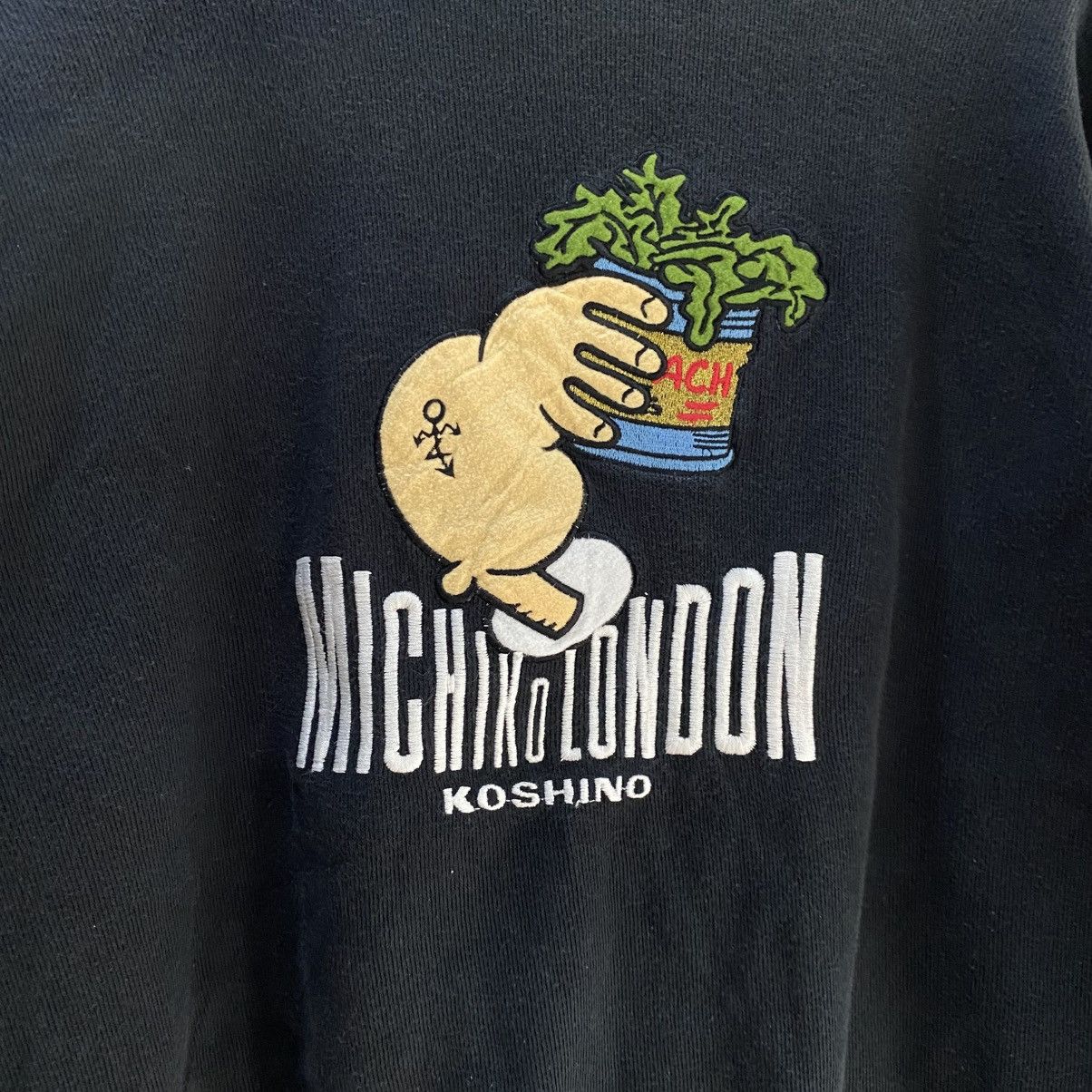 Japanese Brand × Michiko Koshino London × Vintage Michiko London Koshino Popeye Hand Spinach Sweatshirts Size US M / EU 48-50 / 2 - 5 Thumbnail