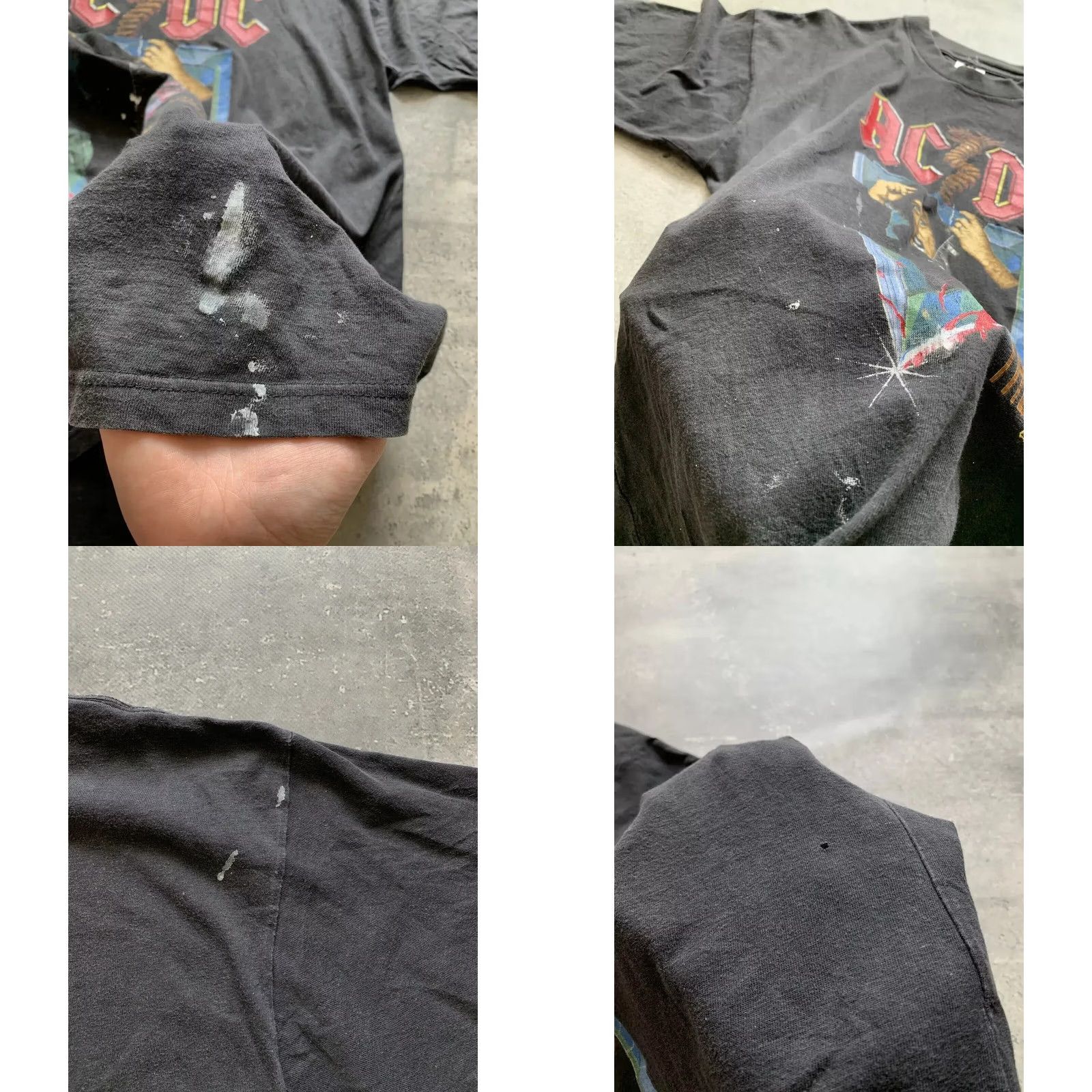 Vintage VINTAGE AC/DC THE RAZORS EDGE TEE SHIRT MEN'S XL BLACK Shirt XL Mens AC/DC The Razors Edge Rock Band Black Tee Shirt Size US XL / EU 56 / 4 - 8 Thumbnail